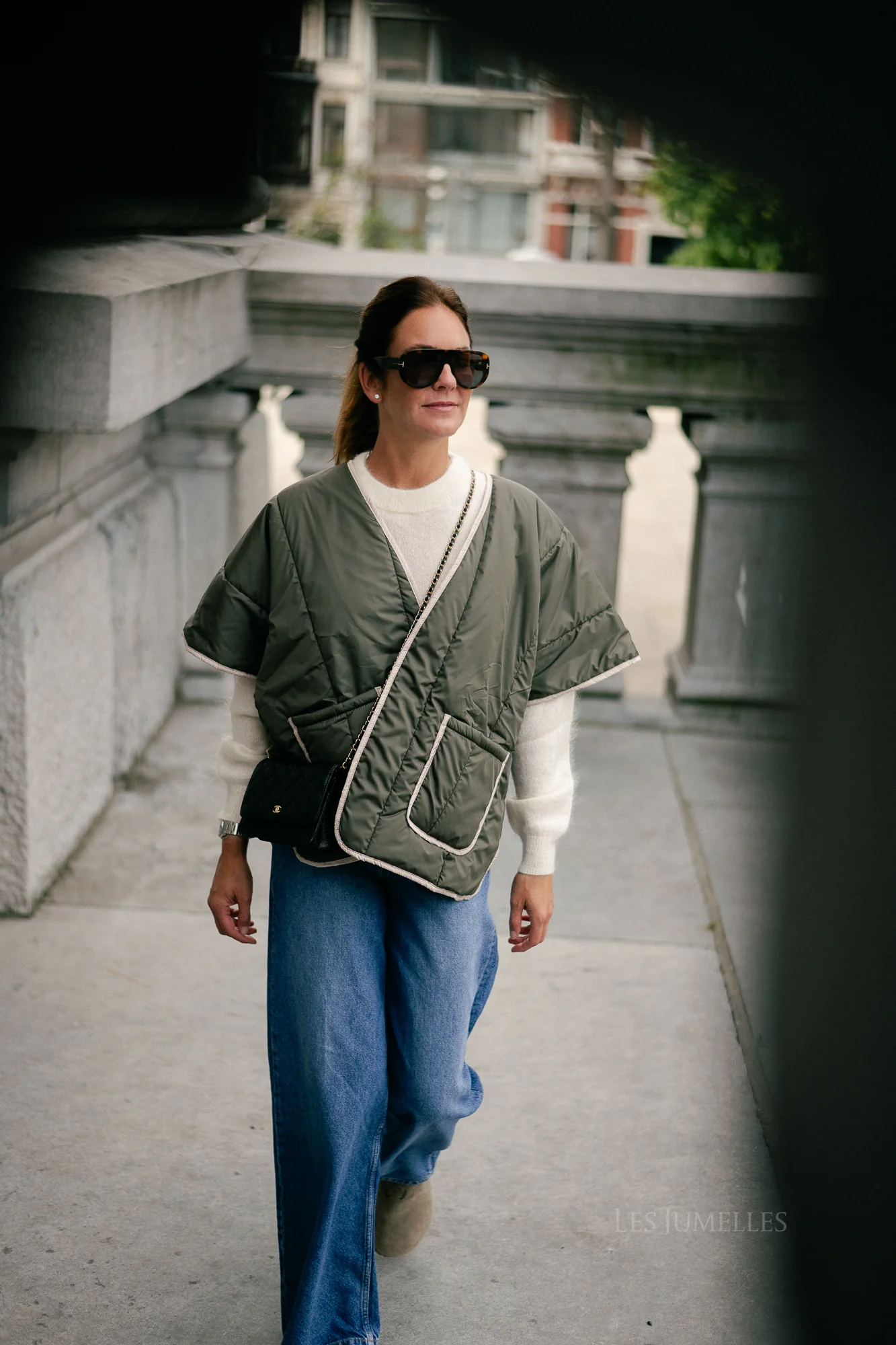 Aline cape khaki/beige - Image 5