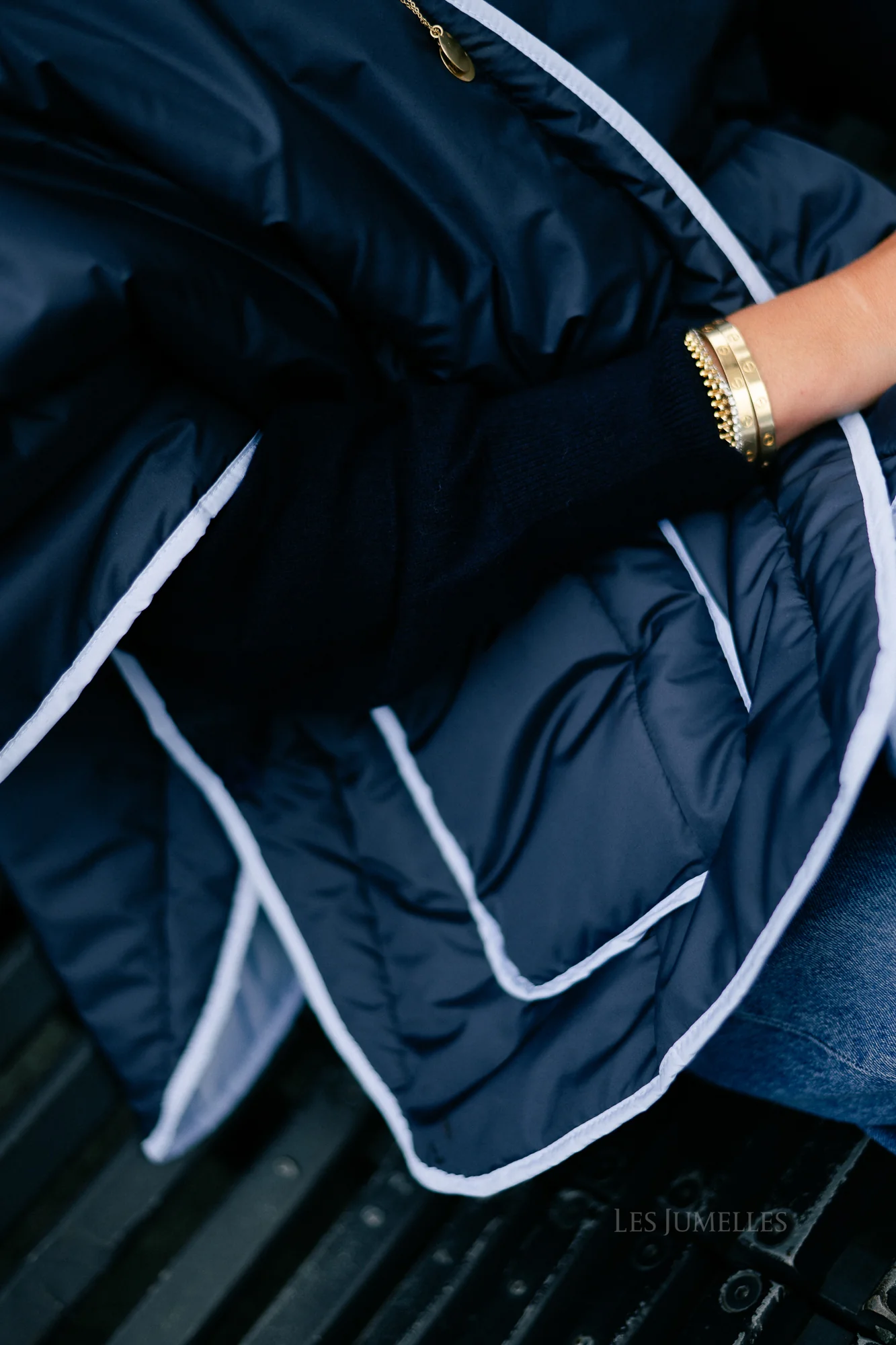 Aline cape navy/light blue - Image 11