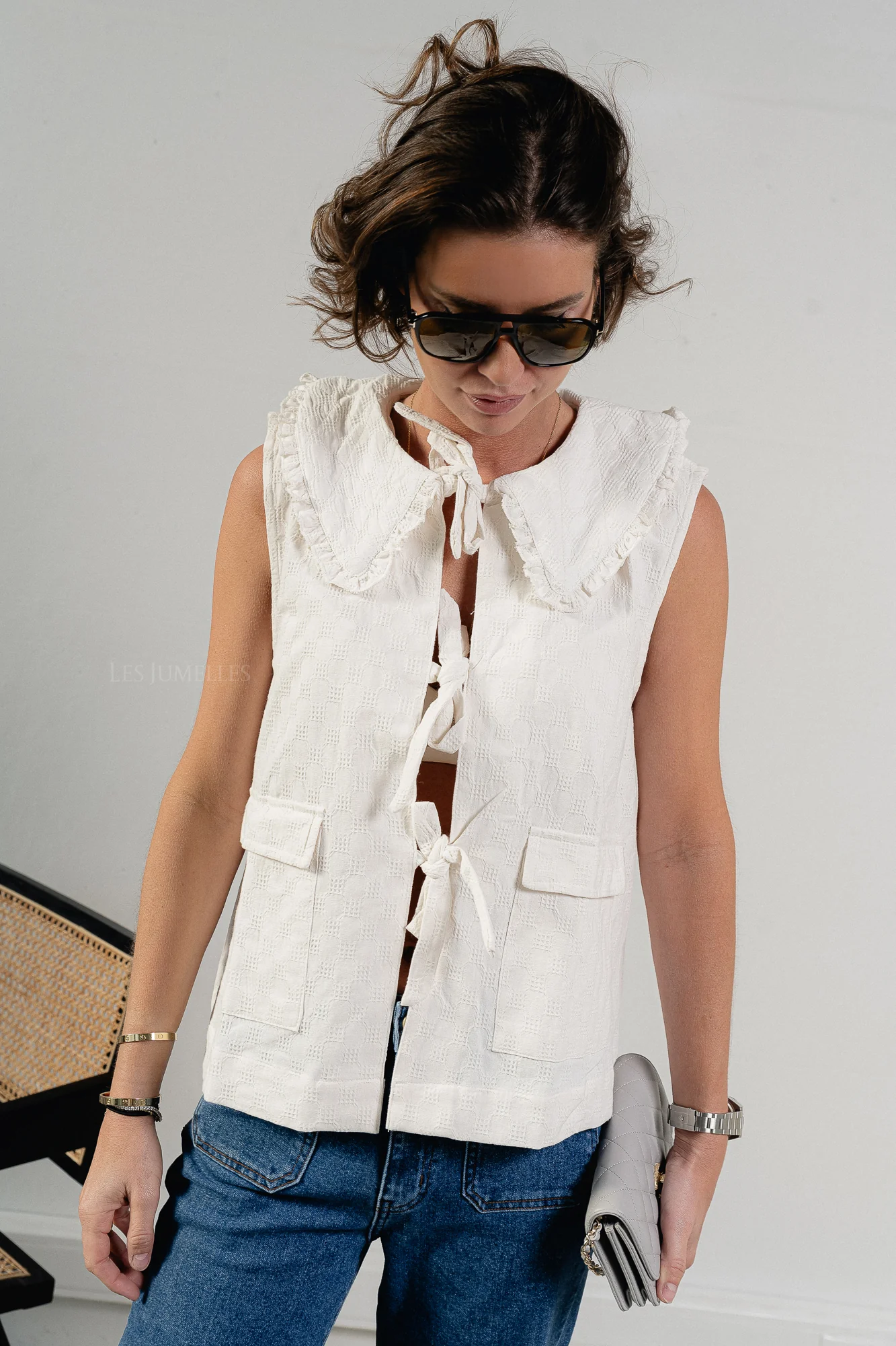 AnnikaSW vest snow white - Image 4