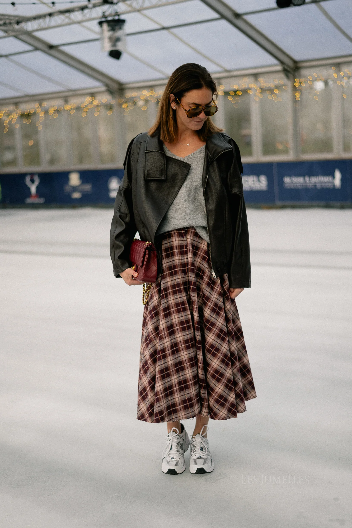 Aubrey leather look jacket black - Image 12