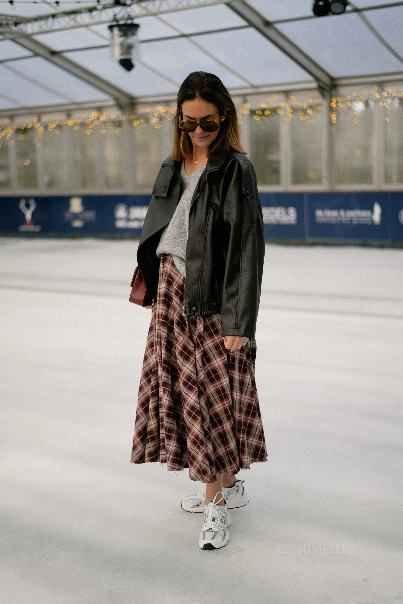 Aubrey leather look jacket black - Image 13