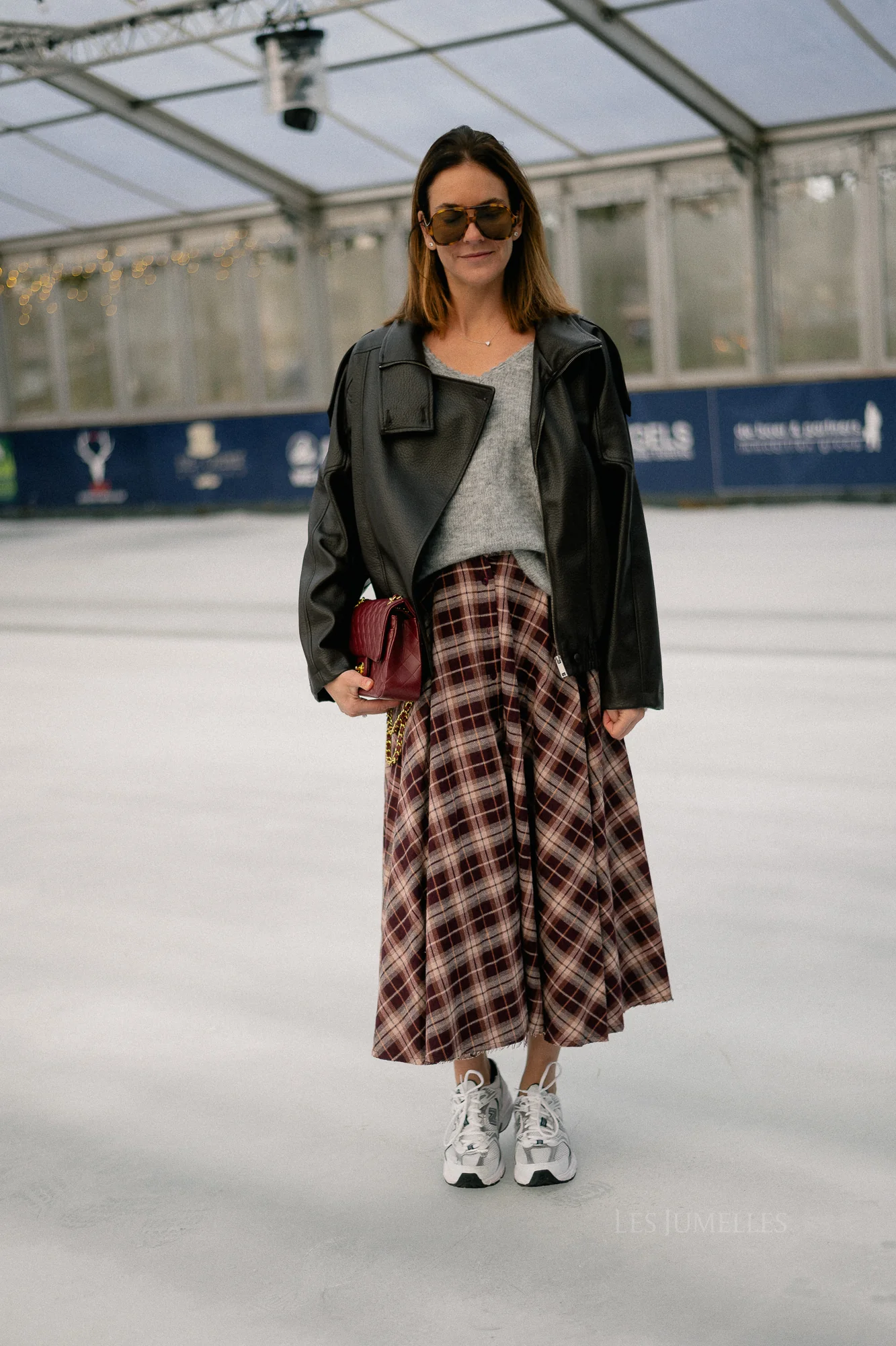 Aubrey leather look jacket black - Image 14