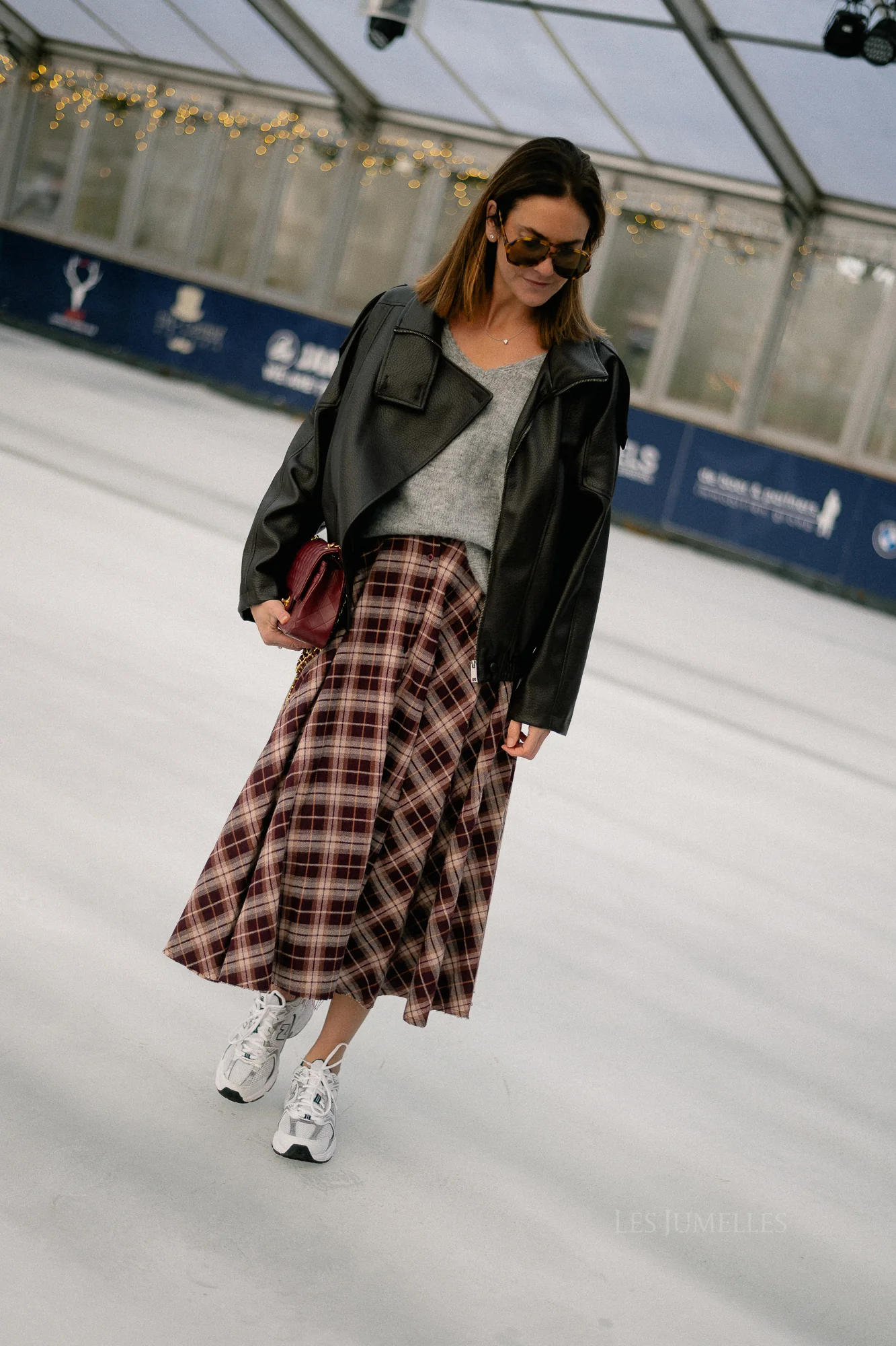 Aubrey leather look jacket black - Image 15