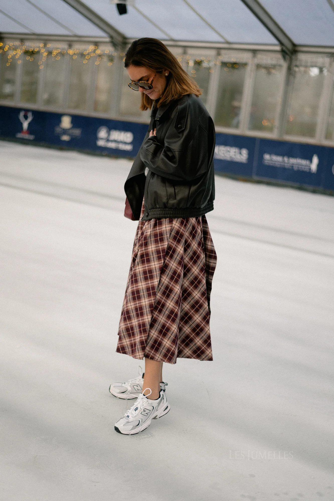 Aubrey leather look jacket black - Image 16