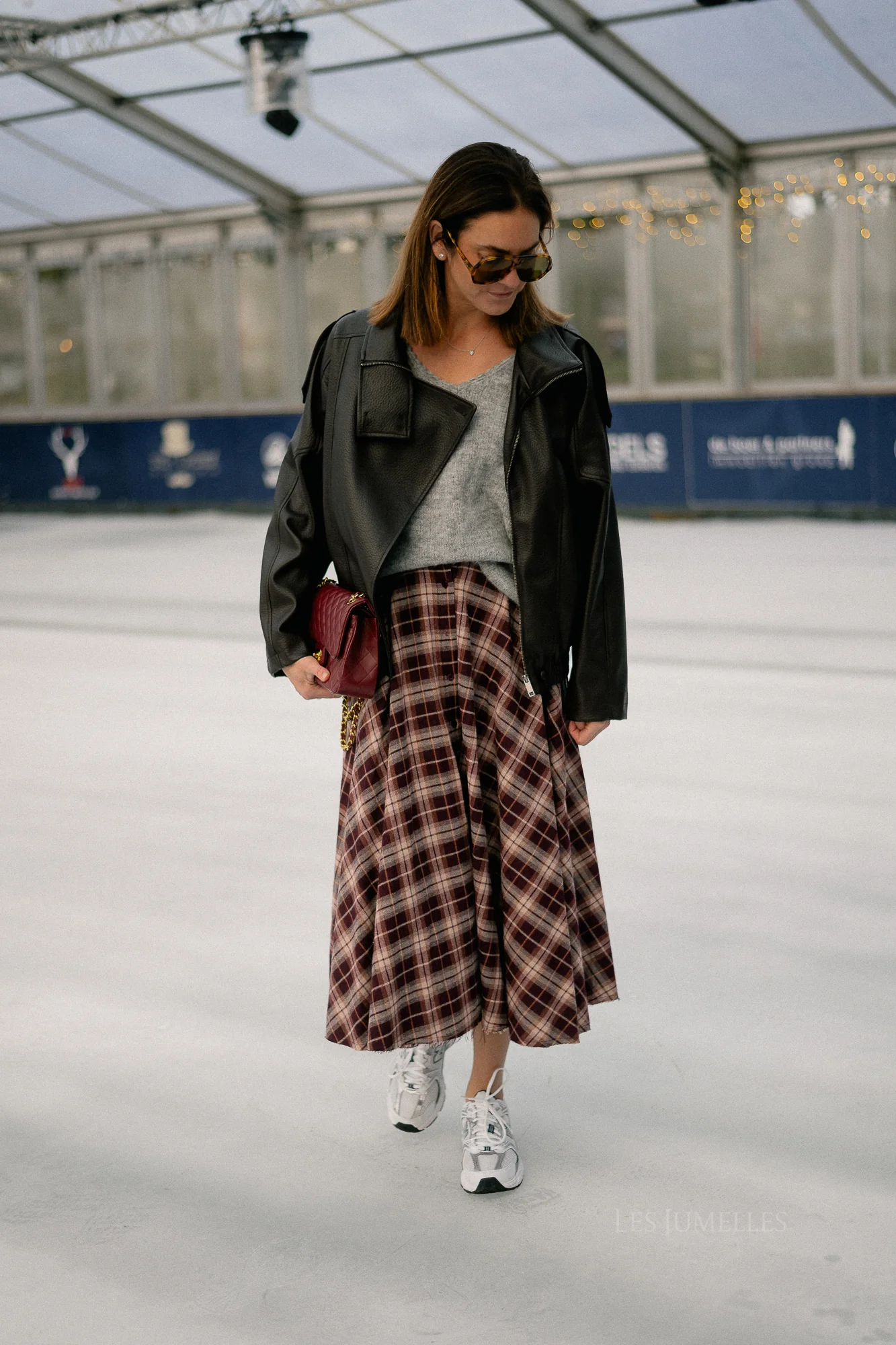 Aubrey leather look jacket black - Image 18