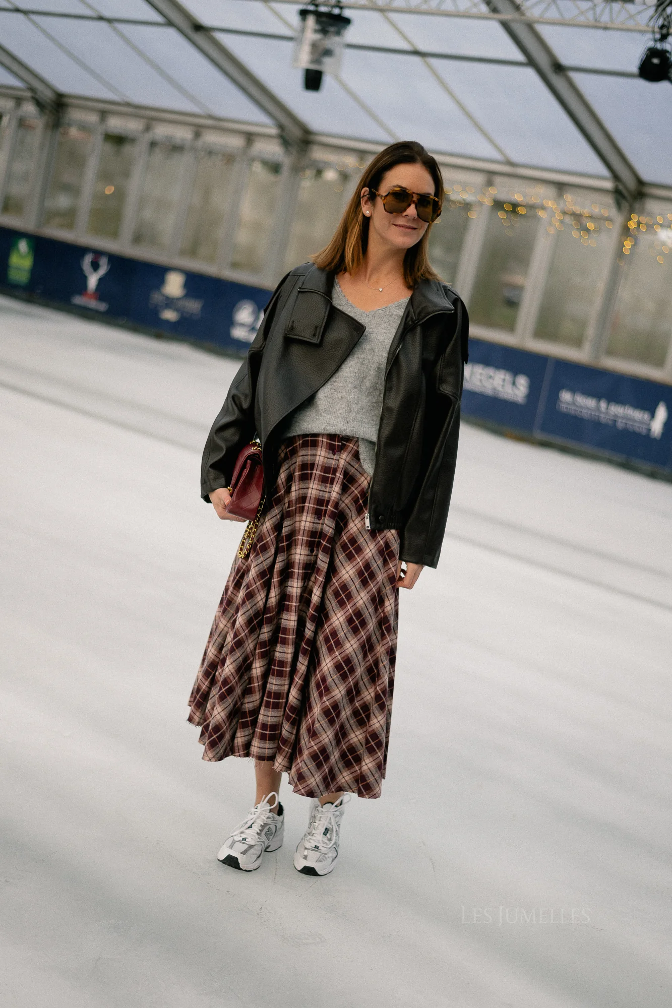 Aubrey leather look jacket black - Image 19