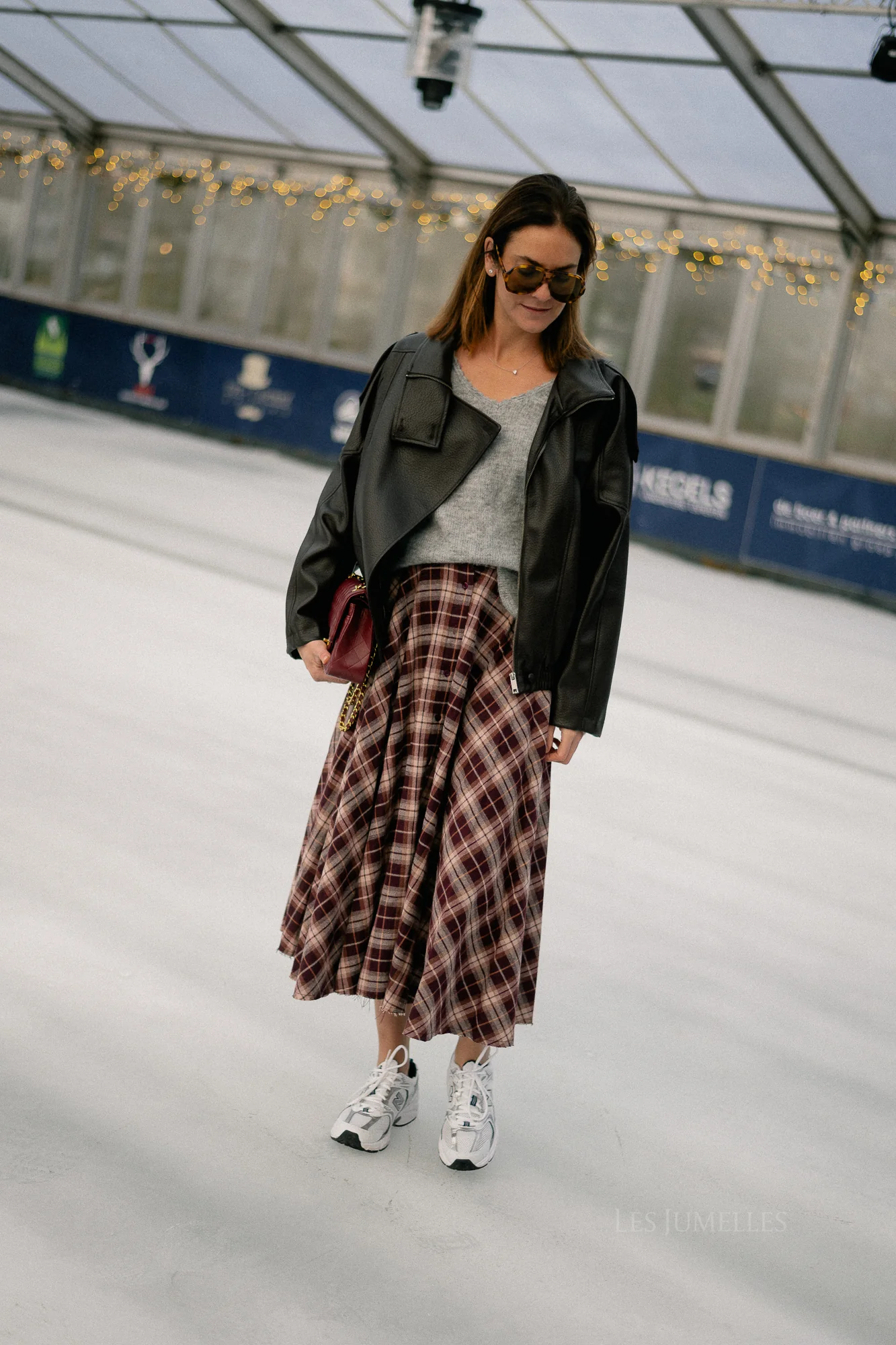 Aubrey leather look jacket black - Image 20