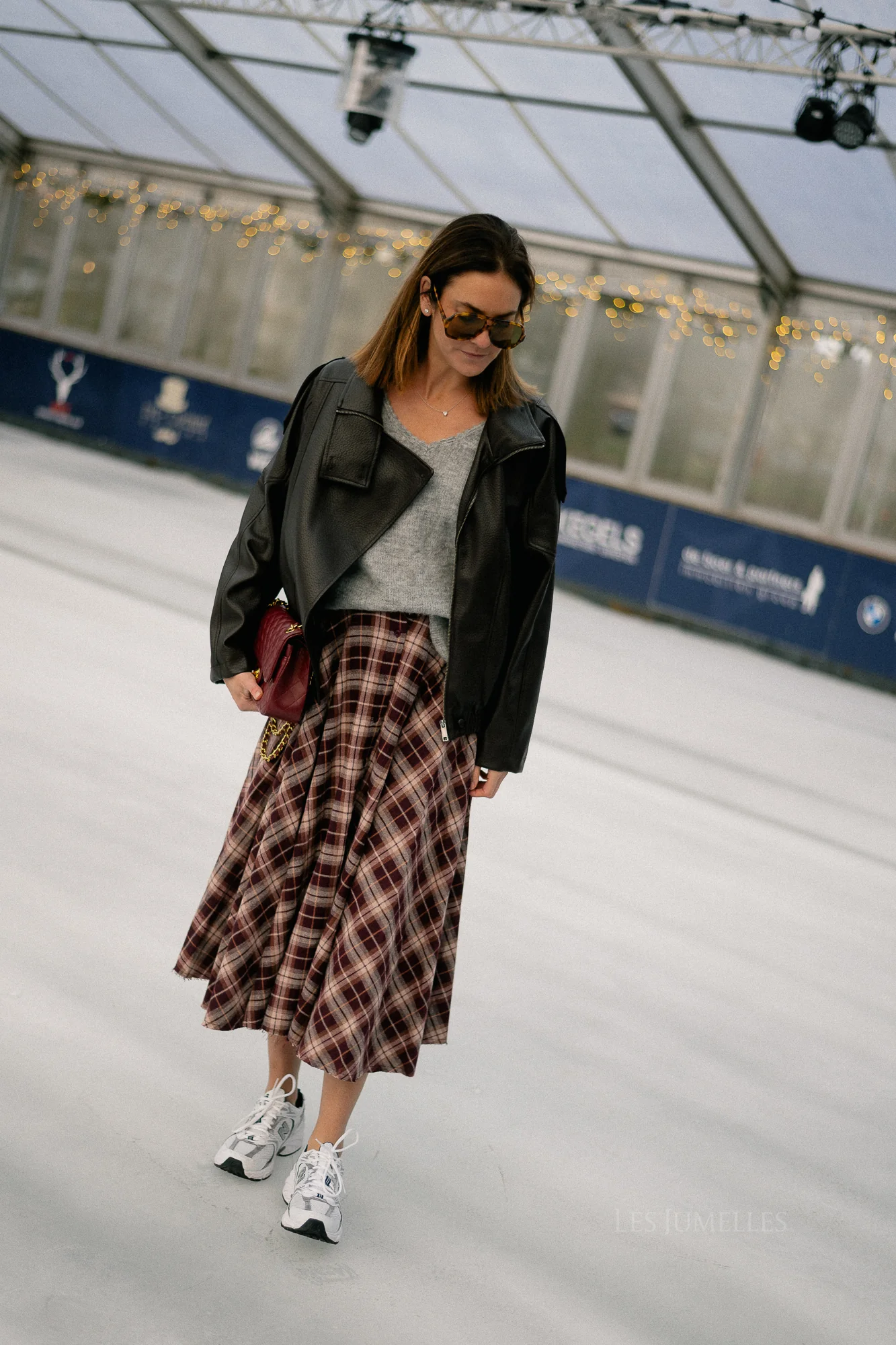 Aubrey leather look jacket black - Image 22