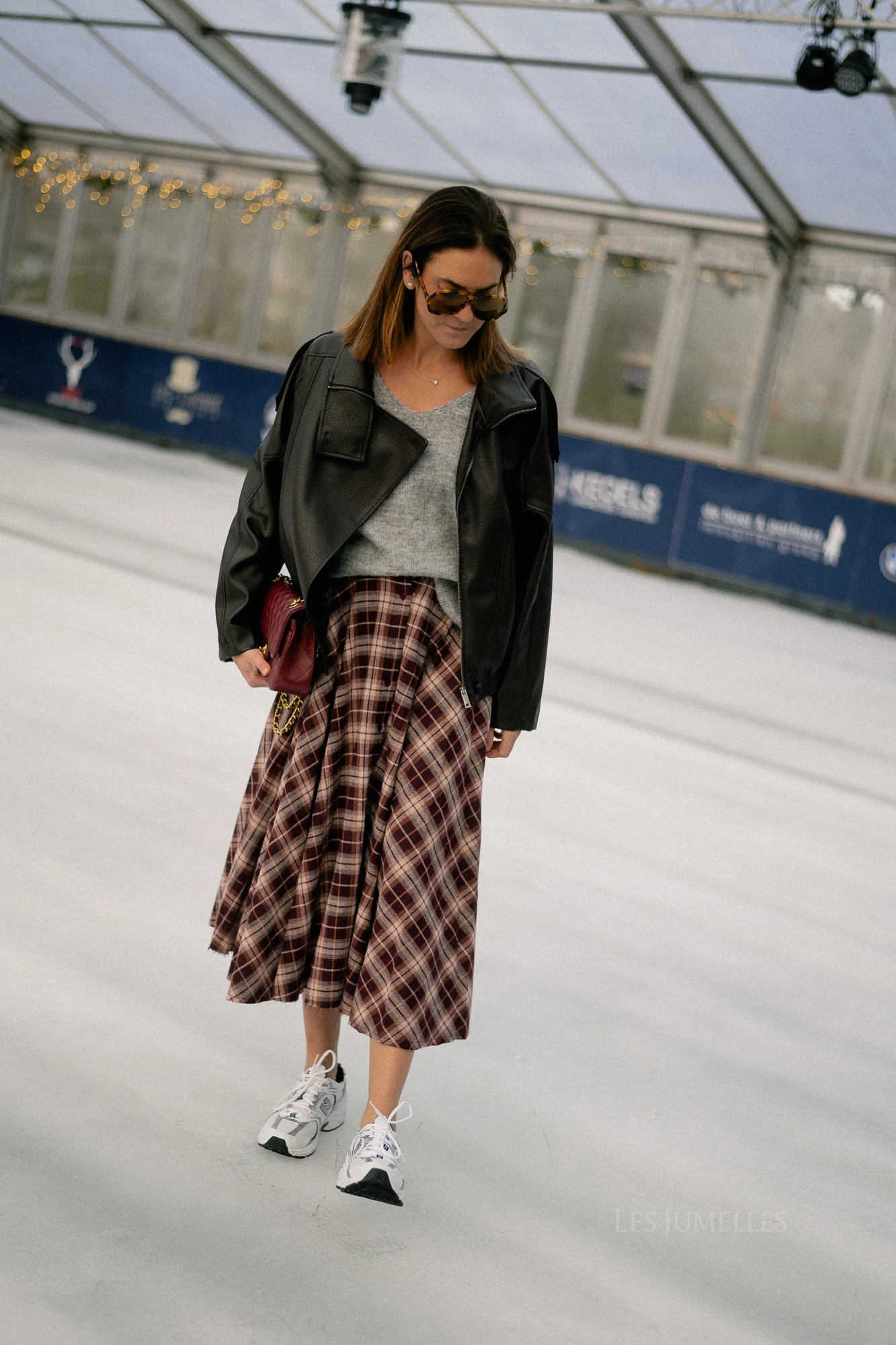 Aubrey leather look jacket black - Image 23