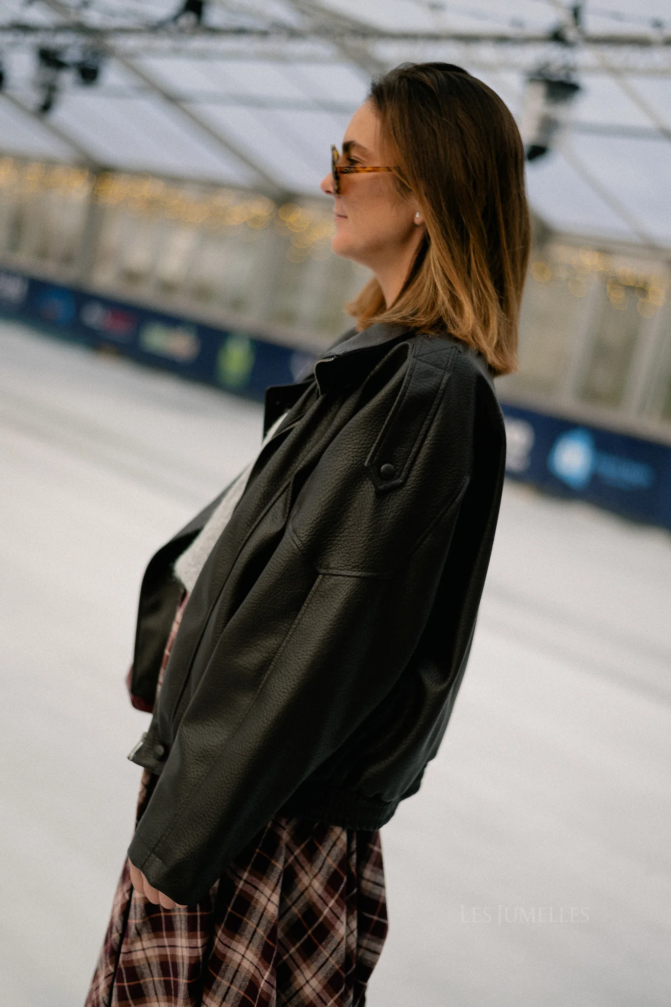 Aubrey leather look jacket black - Image 3