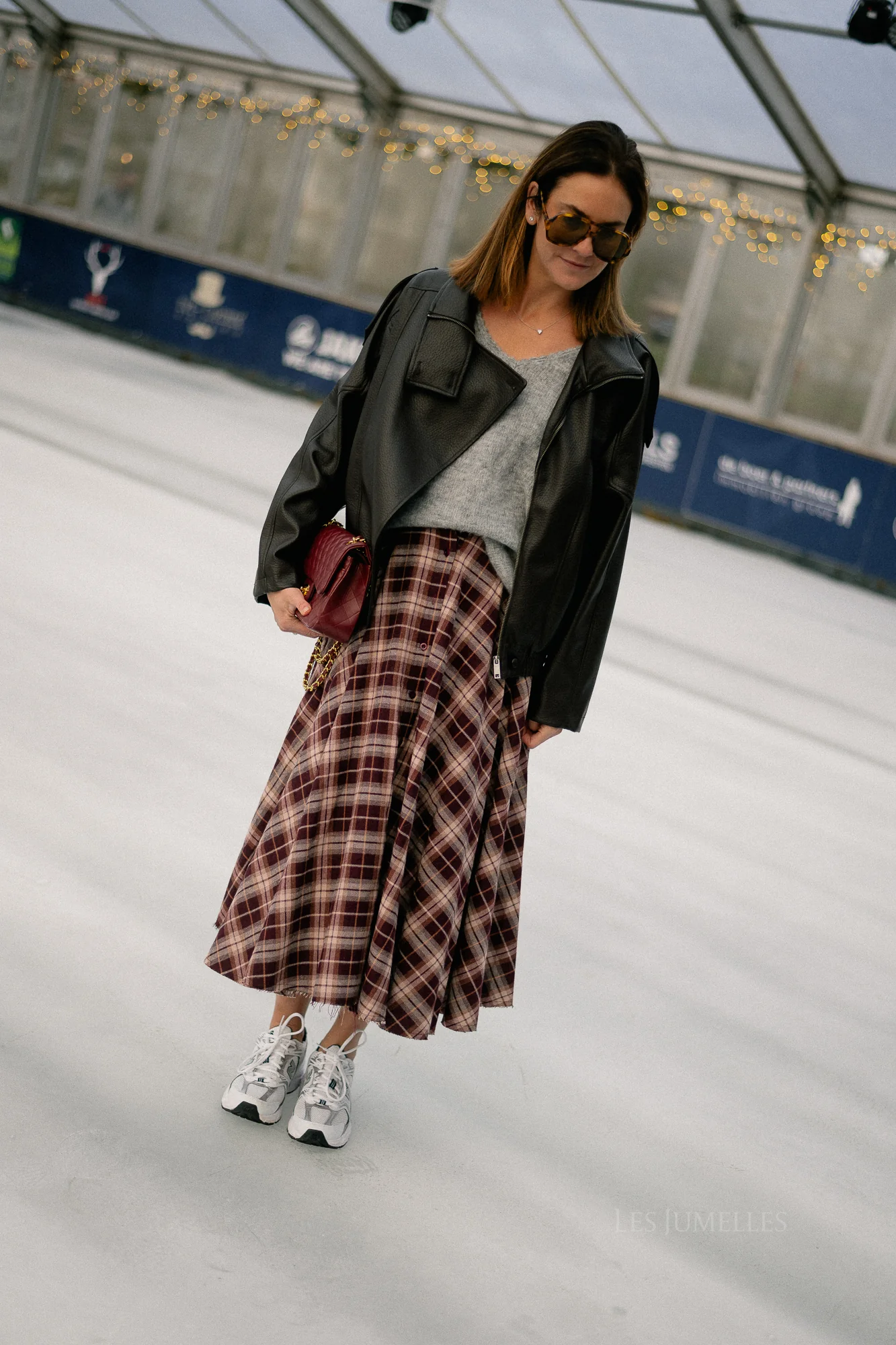 Aubrey leather look jacket black - Image 4