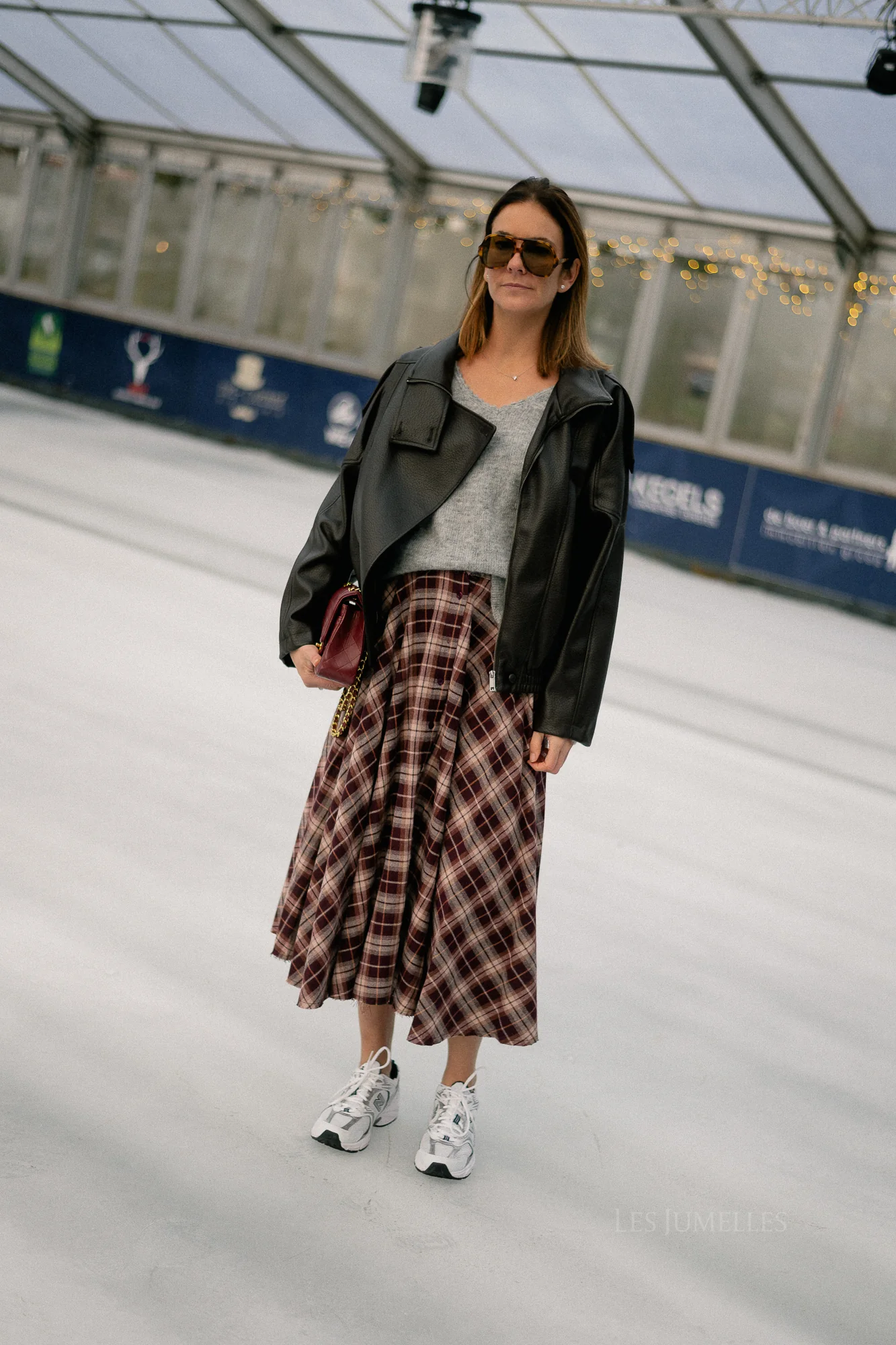 Aubrey leather look jacket black - Image 7