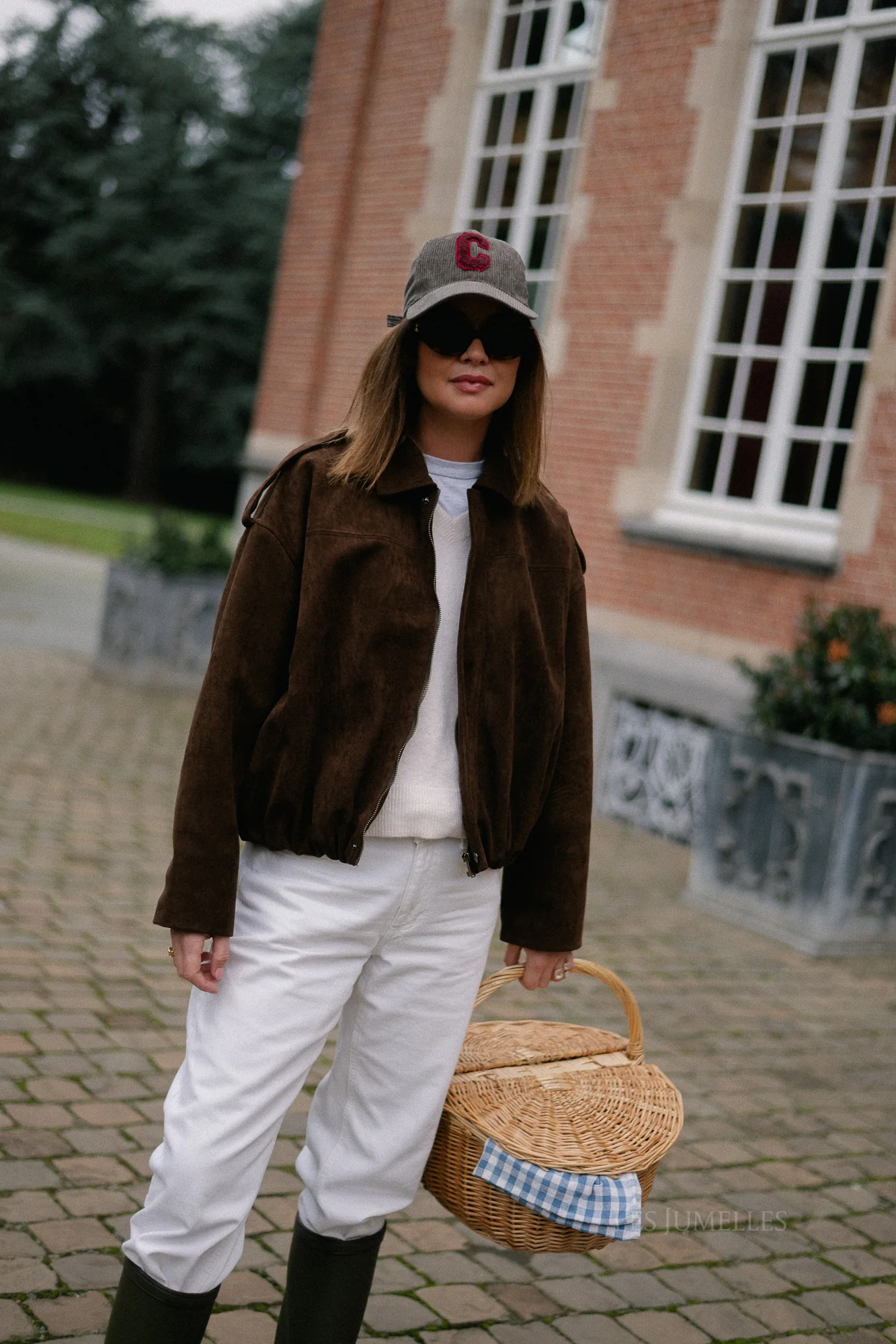 Aurora suede jacket dark brown - Image 10