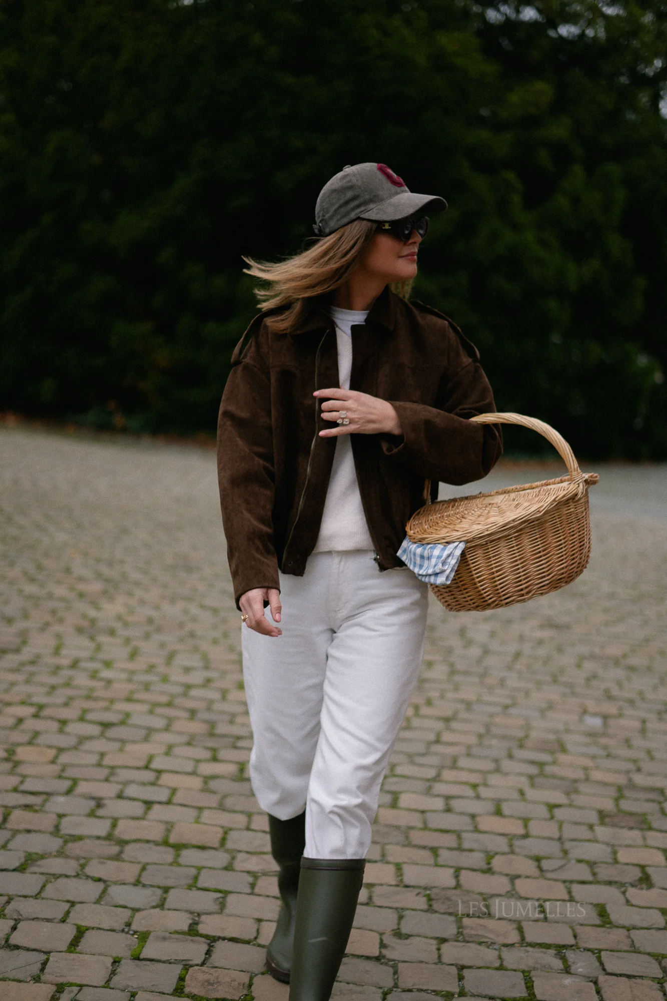 Aurora suede jacket dark brown - Image 9