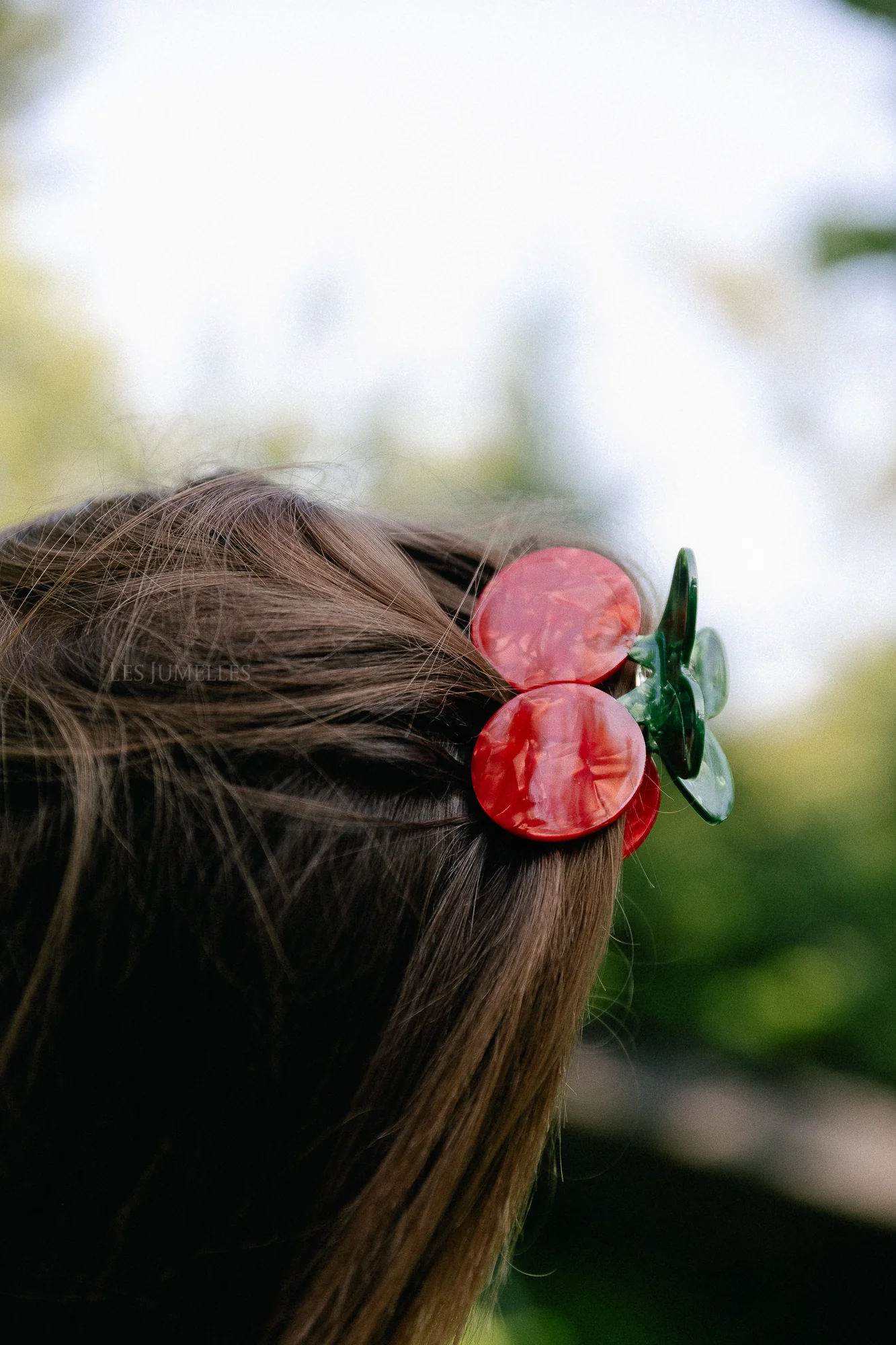 Big cherry hair clip - Image 3