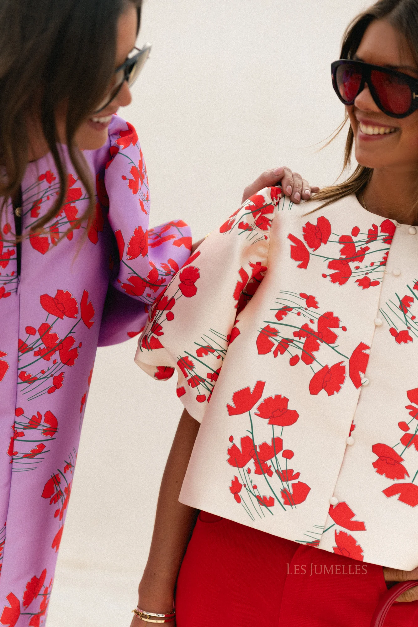 Charlotte blouse Viola print ecru - Image 12