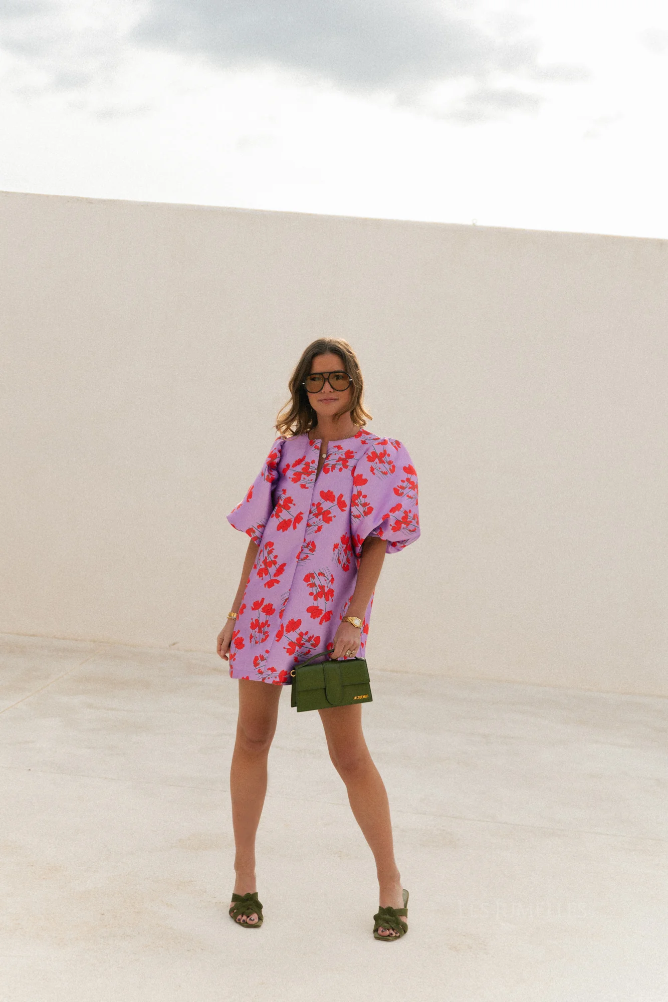 Charlotte dress viola print lilac - Image 12