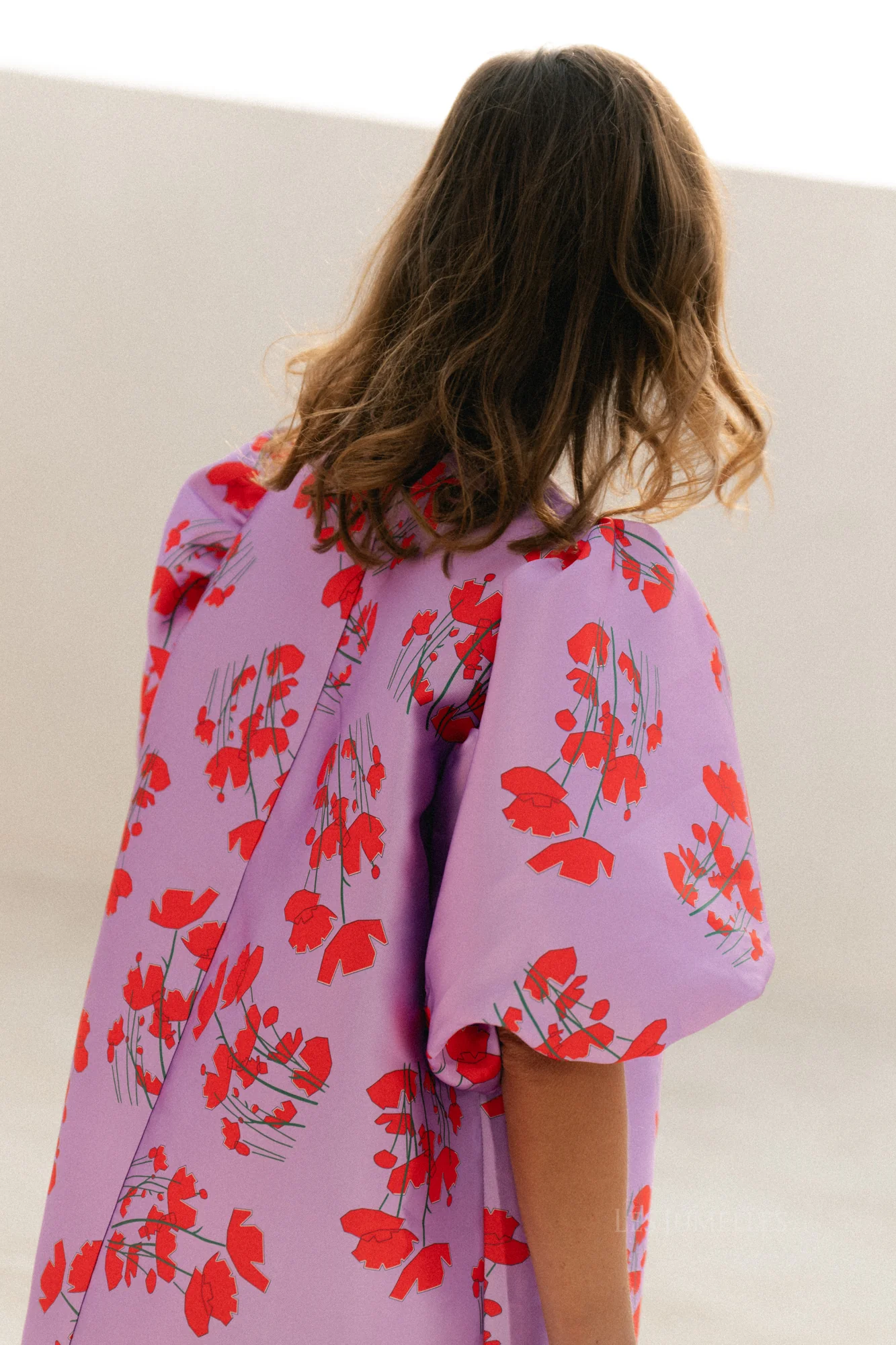 Charlotte dress viola print lilac - Image 3