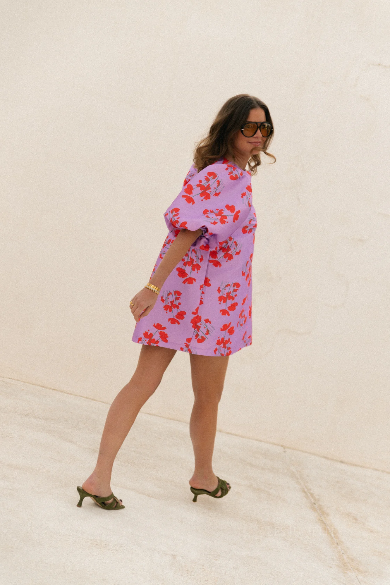 Charlotte dress viola print lilac - Image 4