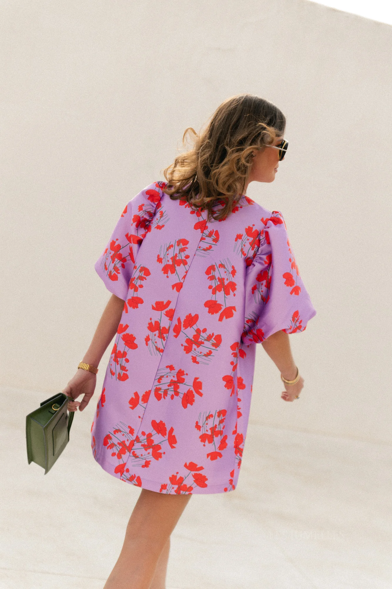 Charlotte dress viola print lilac - Image 8