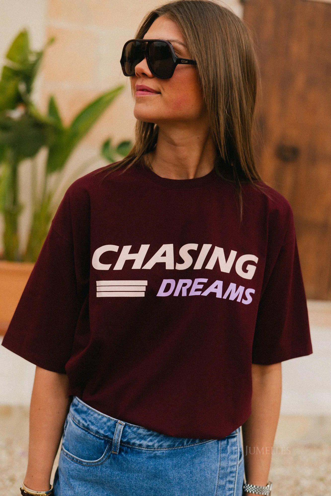 Chasing Dreams T-shirt burgundy - Image 10