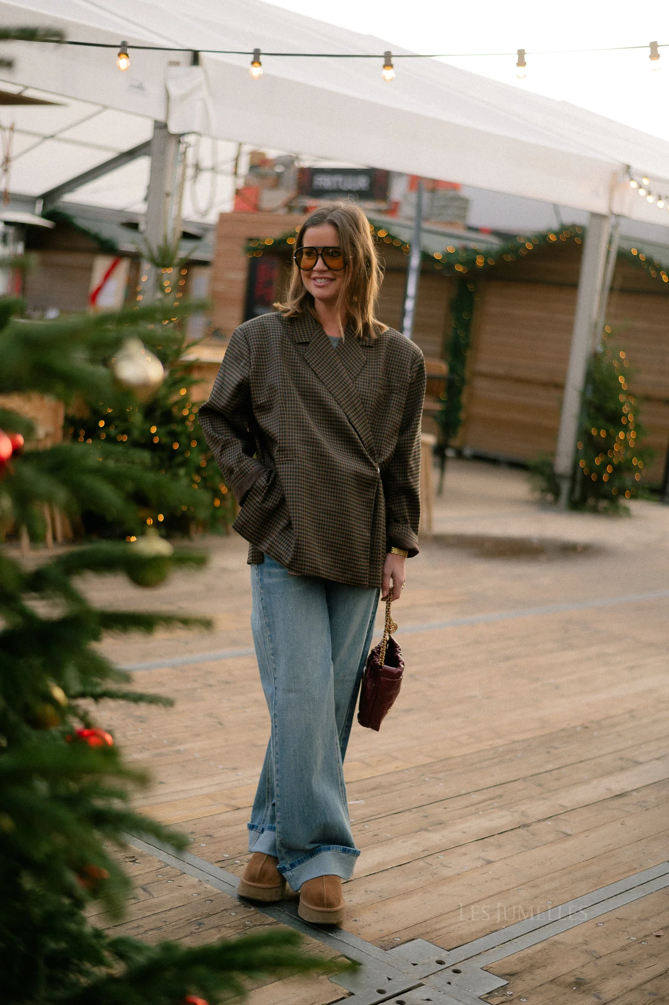 Chloe checkered blazer brown - Image 14