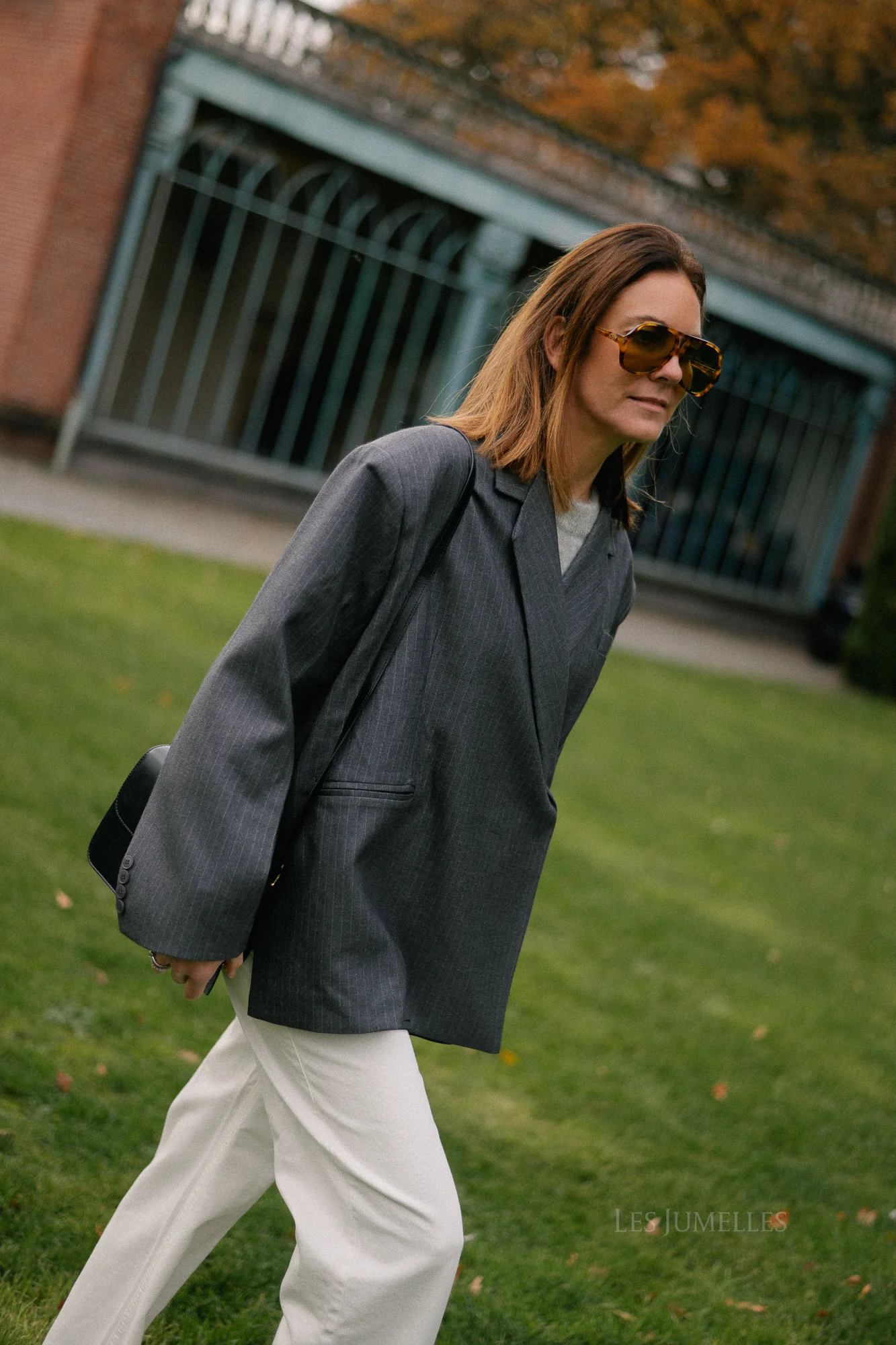 Chloe pinstriped blazer anthracite - Image 7