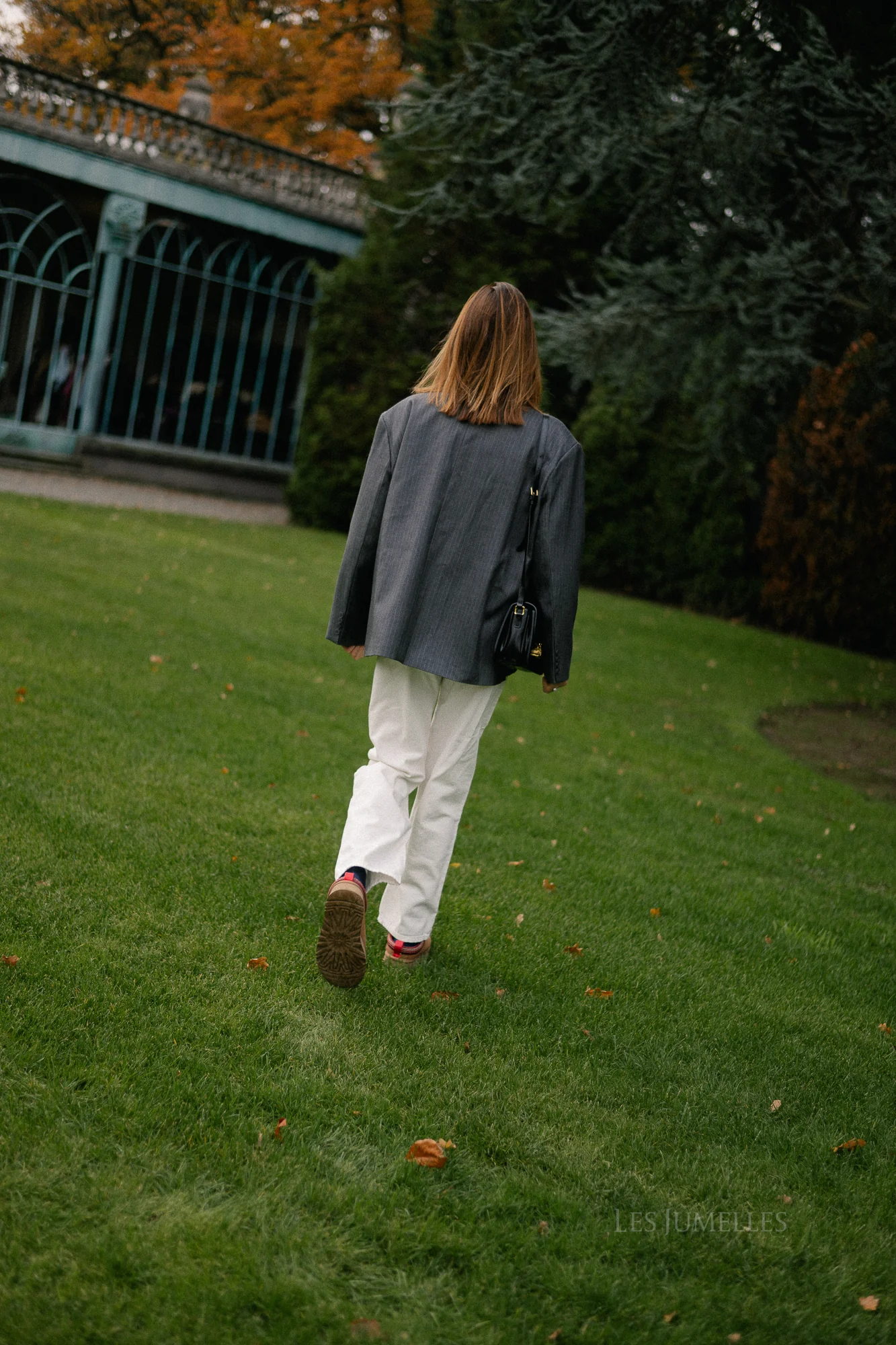 Chloe pinstriped blazer anthracite - Image 8