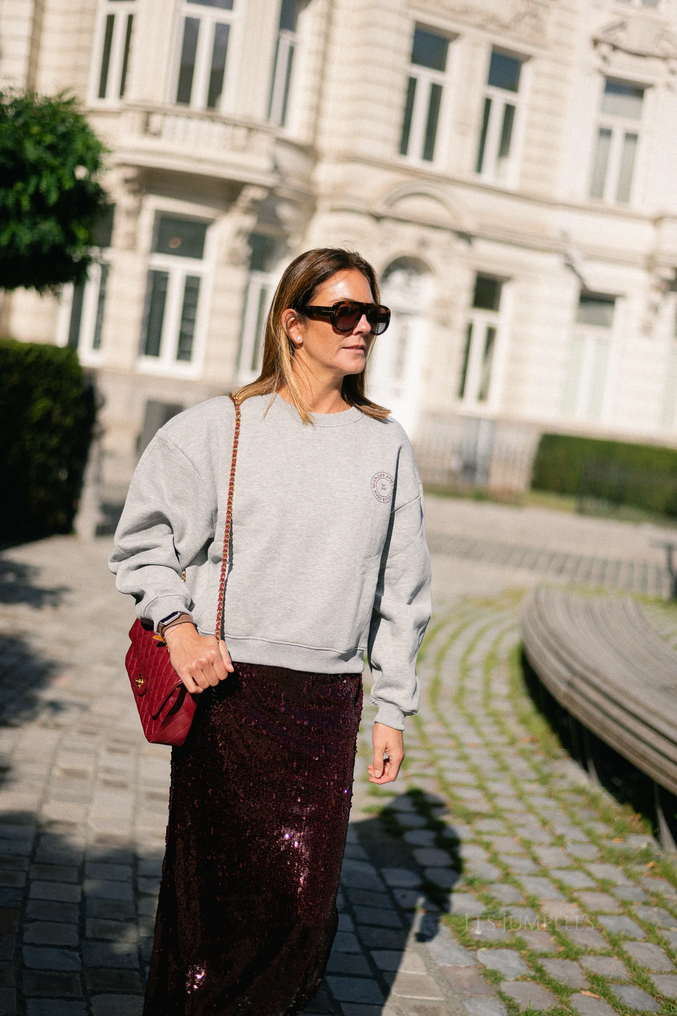 ElinSW sweatshirt grey melange - Image 3