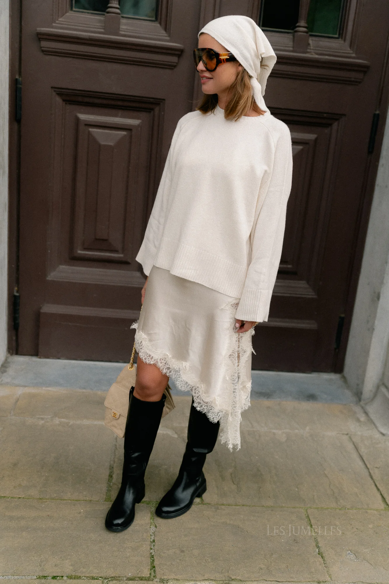 Elisabeth lace dress ecru - Image 3