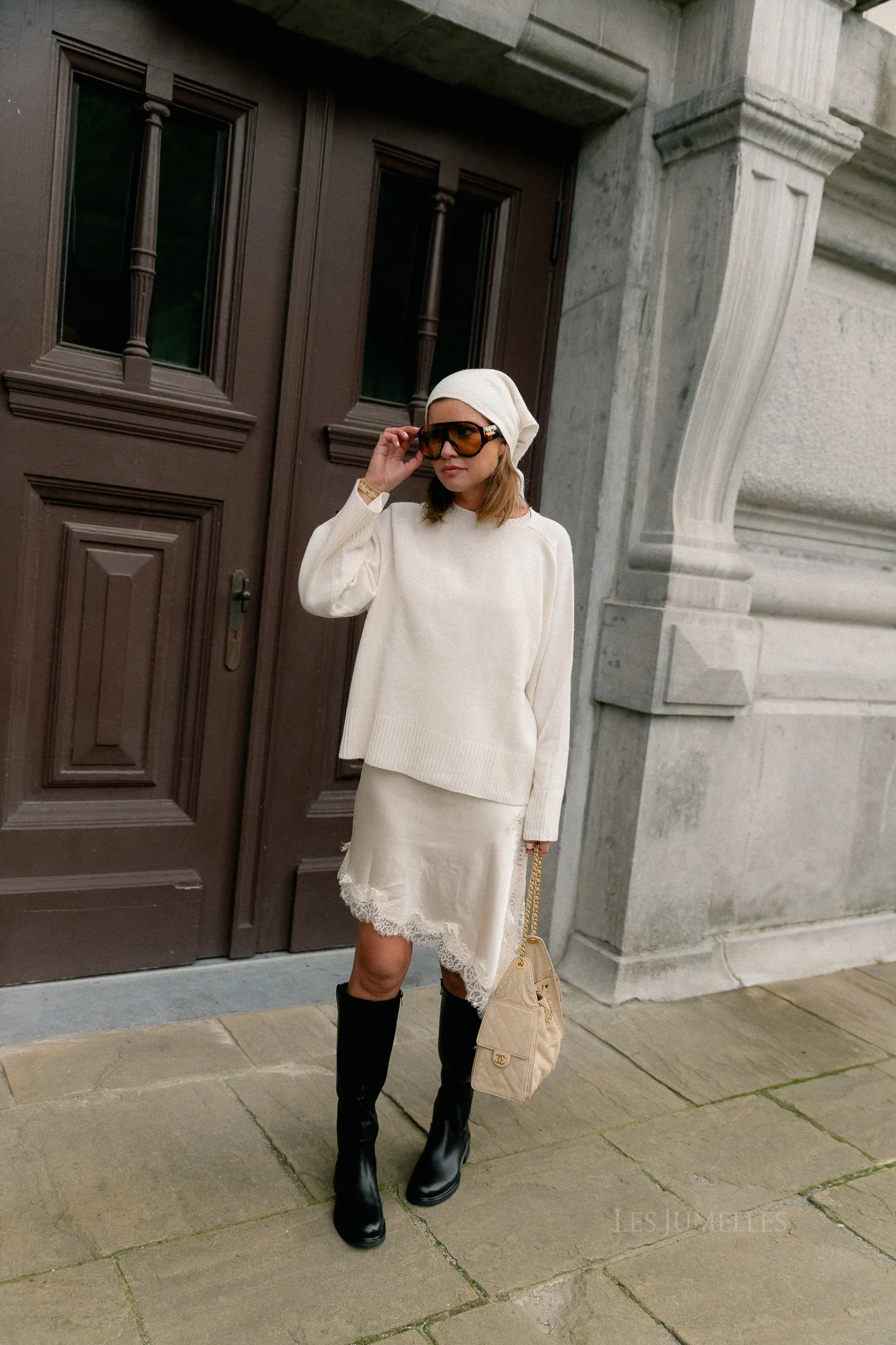 Elisabeth lace dress ecru - Image 8