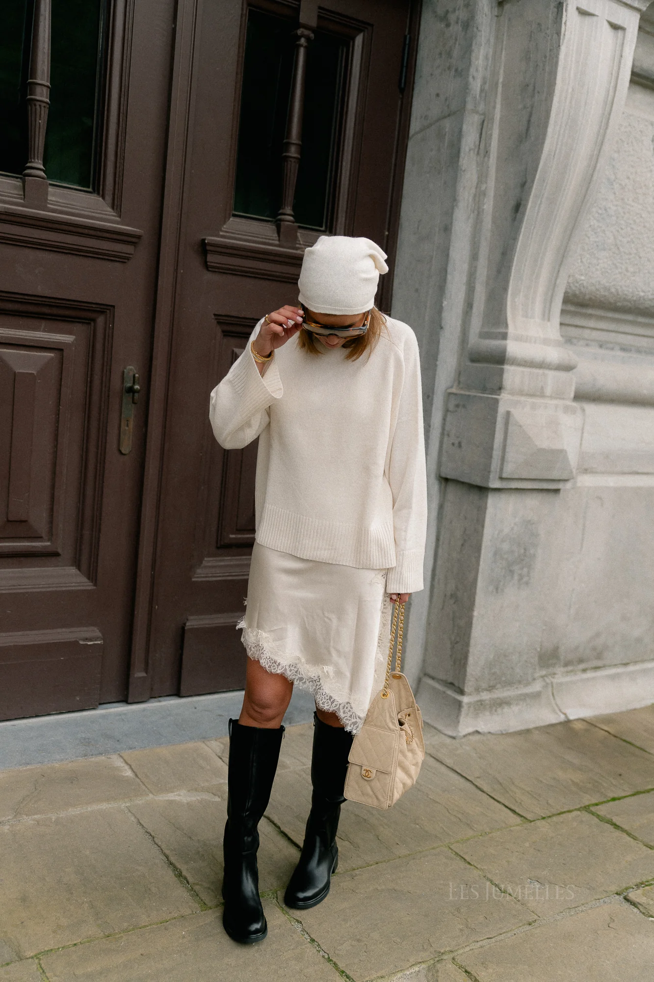 Elisabeth lace dress ecru - Image 9