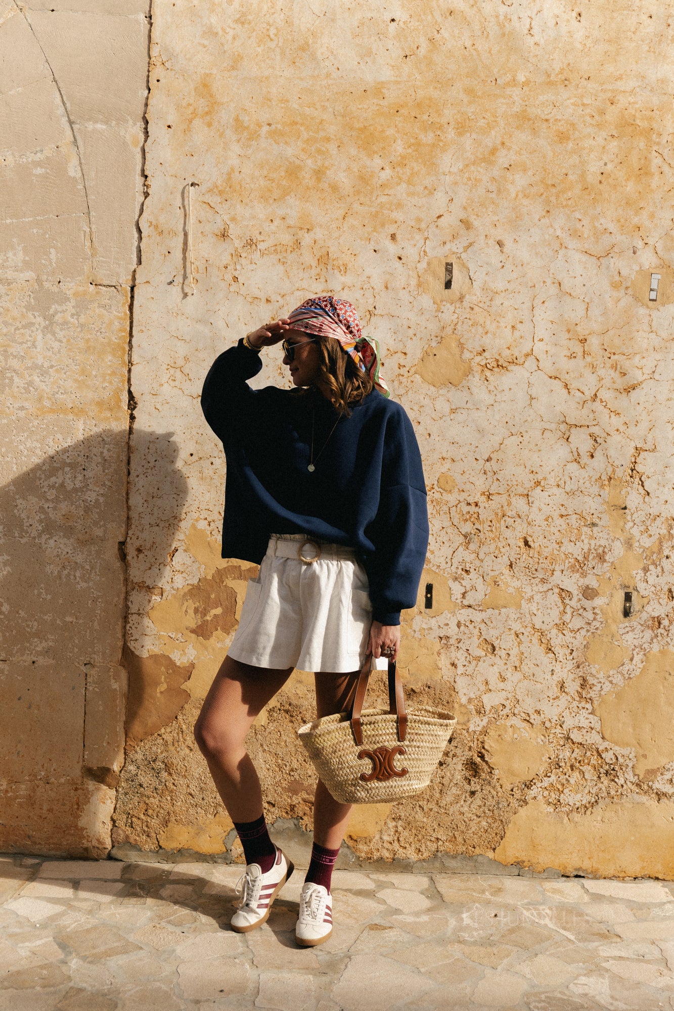 Embroidered 26 sweater navy - Image 11