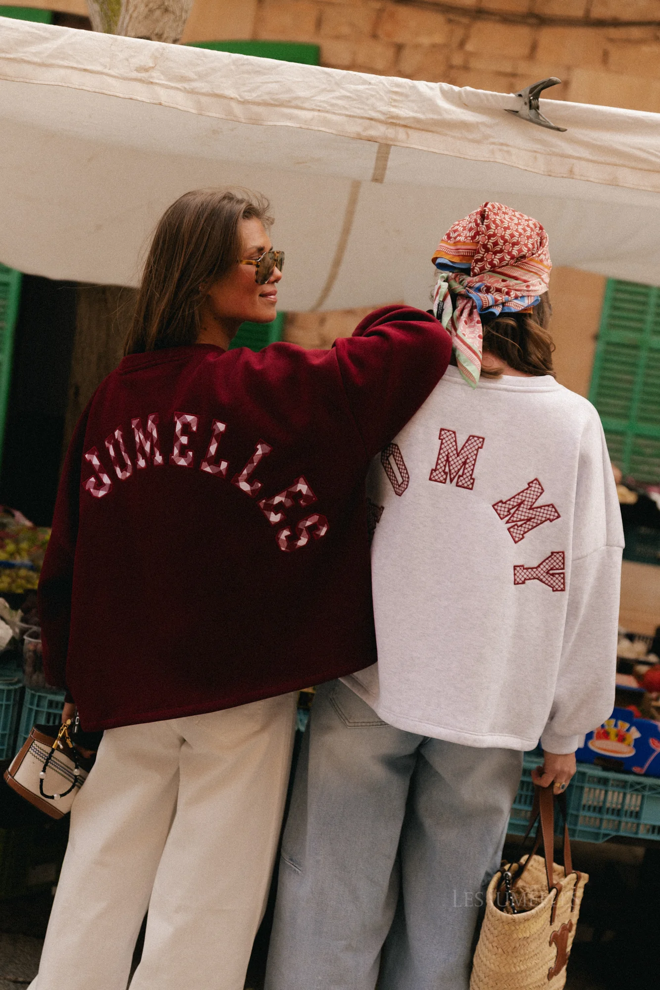 Embroidered MOMMY sweater grey - Image 3