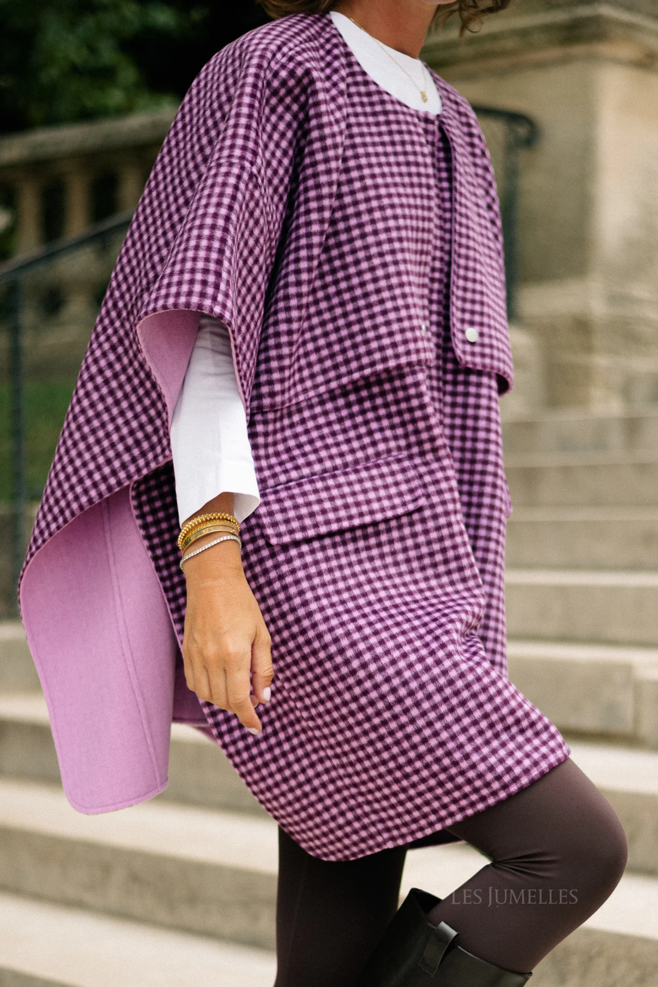 Enora cape aubergine/orchid - Image 4