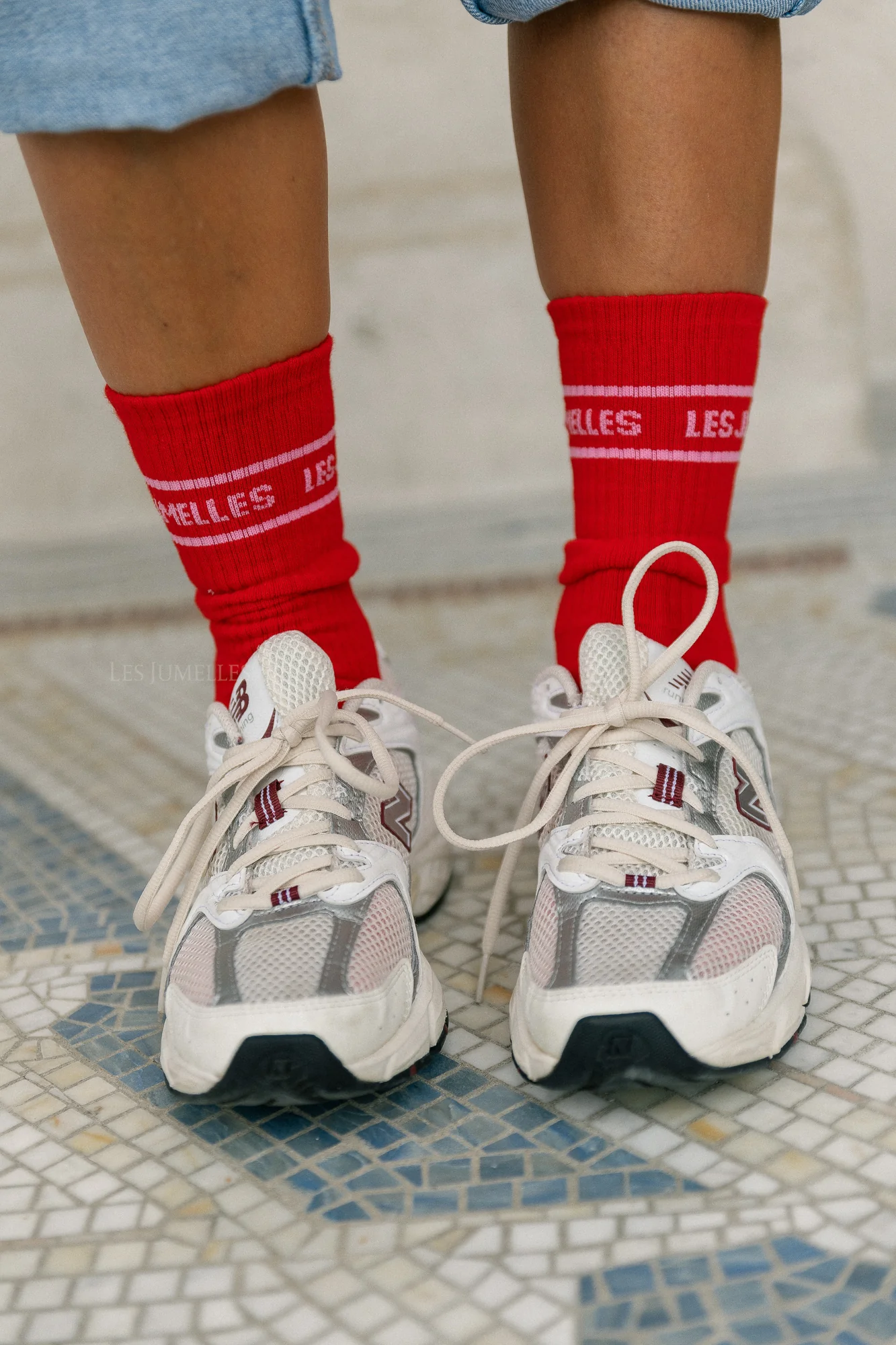 Fille à papa socks fiery red/orchid pink - Image 3