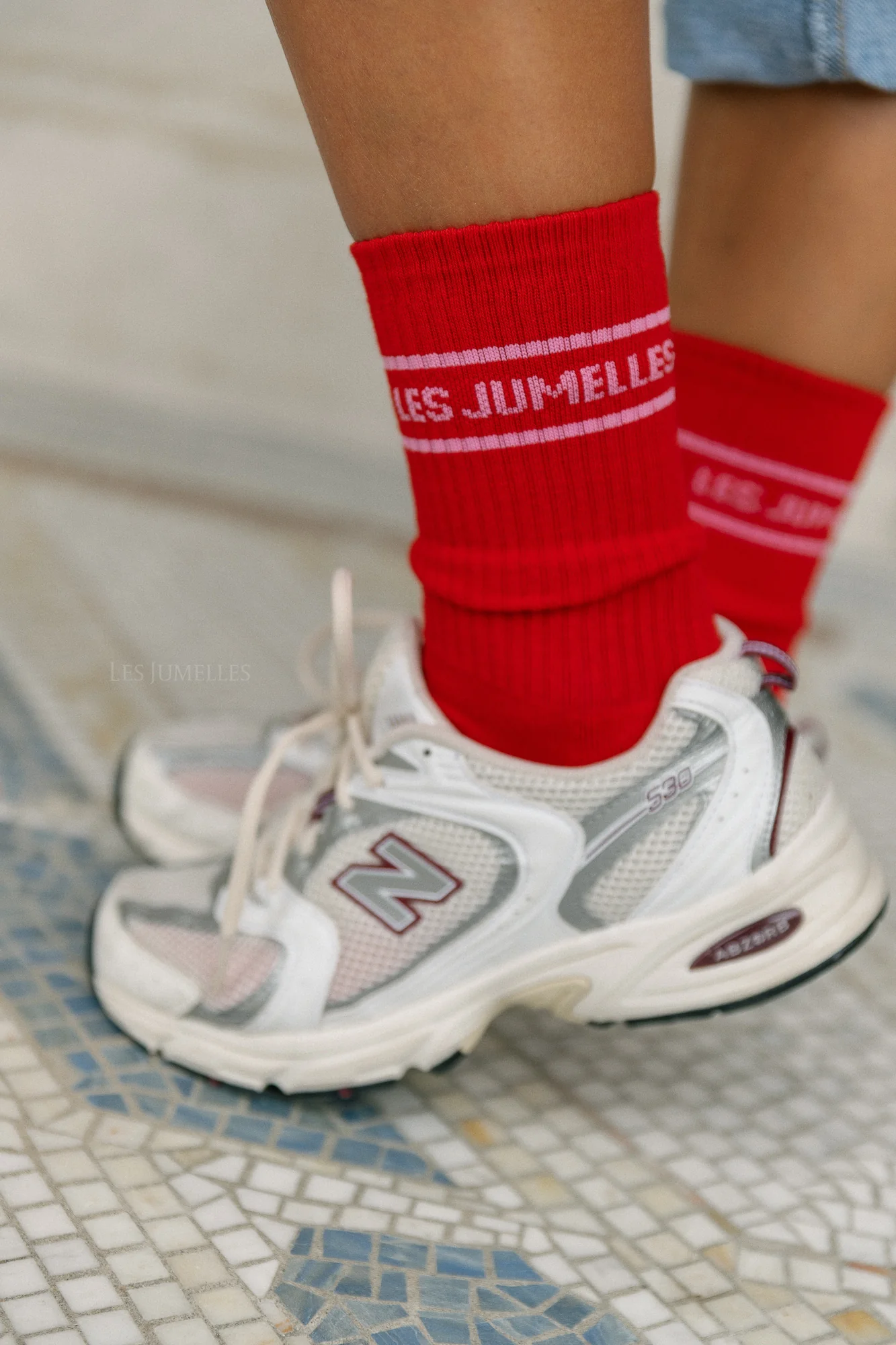 Fille à papa socks fiery red/orchid pink - Image 6