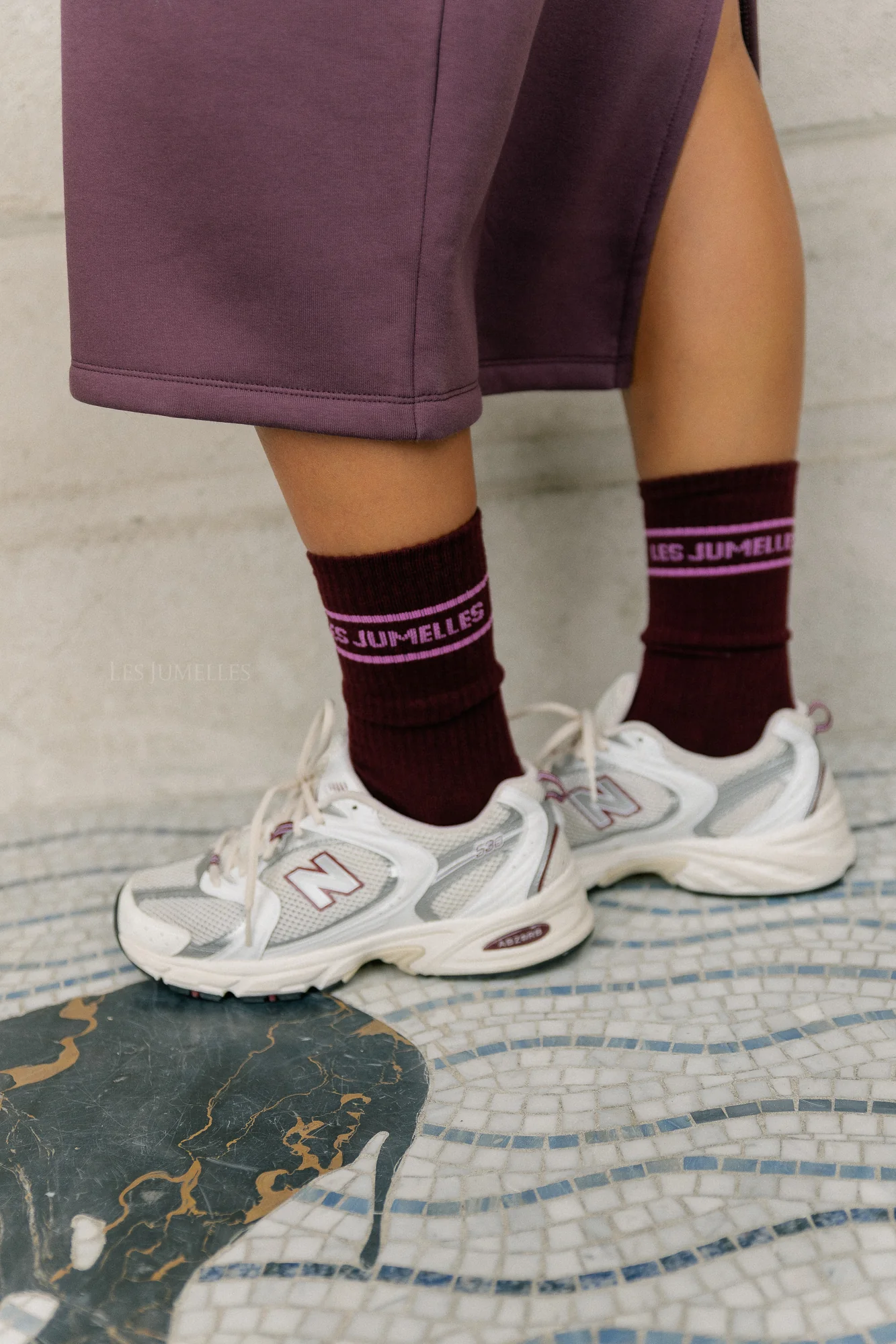 Fille à papa socks plum/fondant pink - Image 5