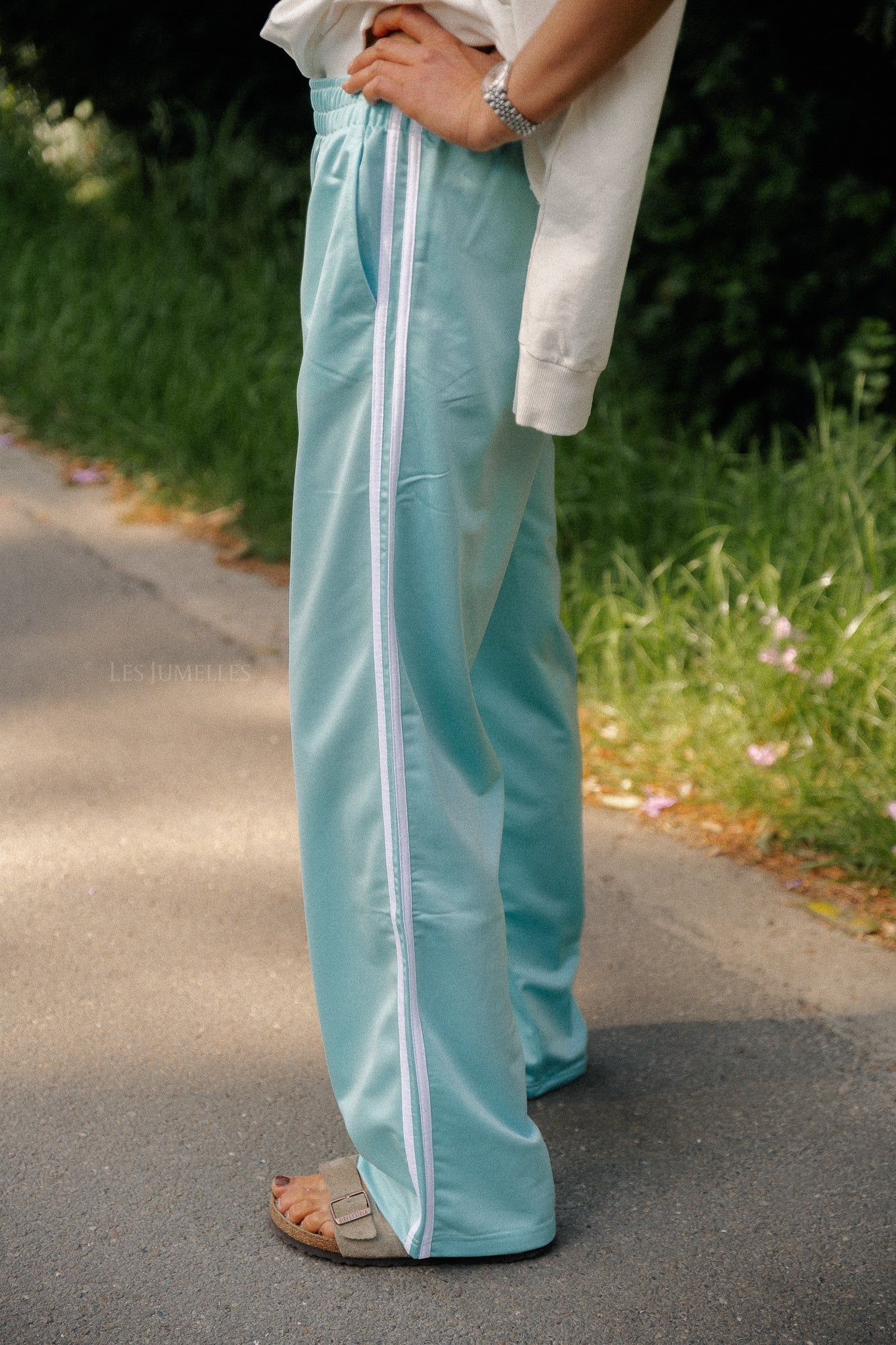 Isla track pants turquoise - Image 3