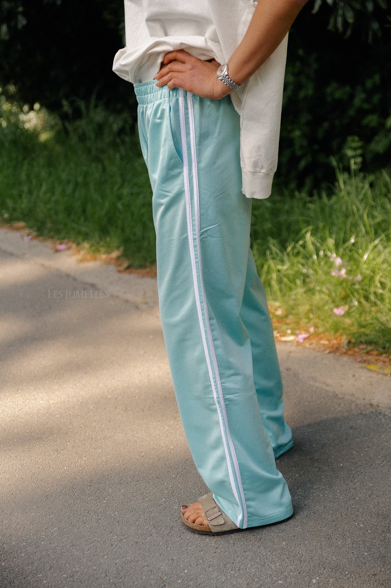 Isla track pants turquoise - Image 5
