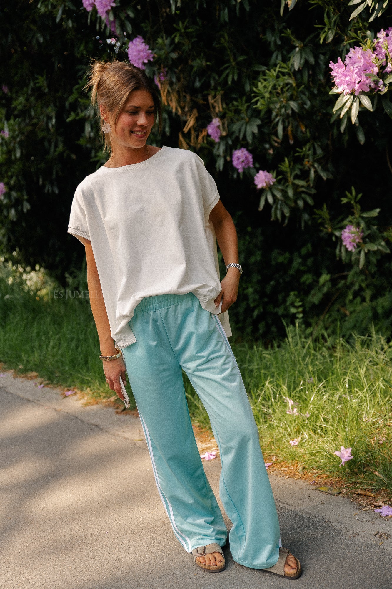 Isla track pants turquoise - Image 6