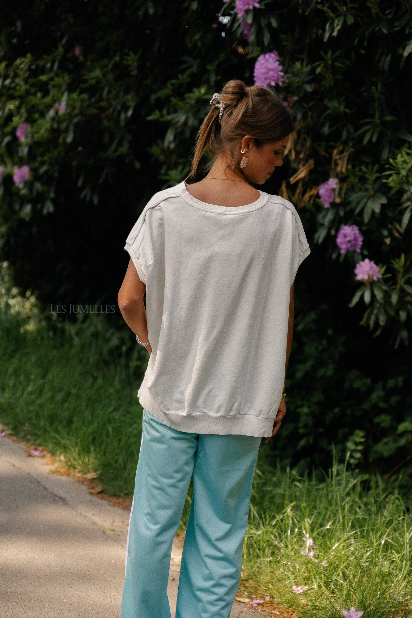 Isla track pants turquoise - Image 8