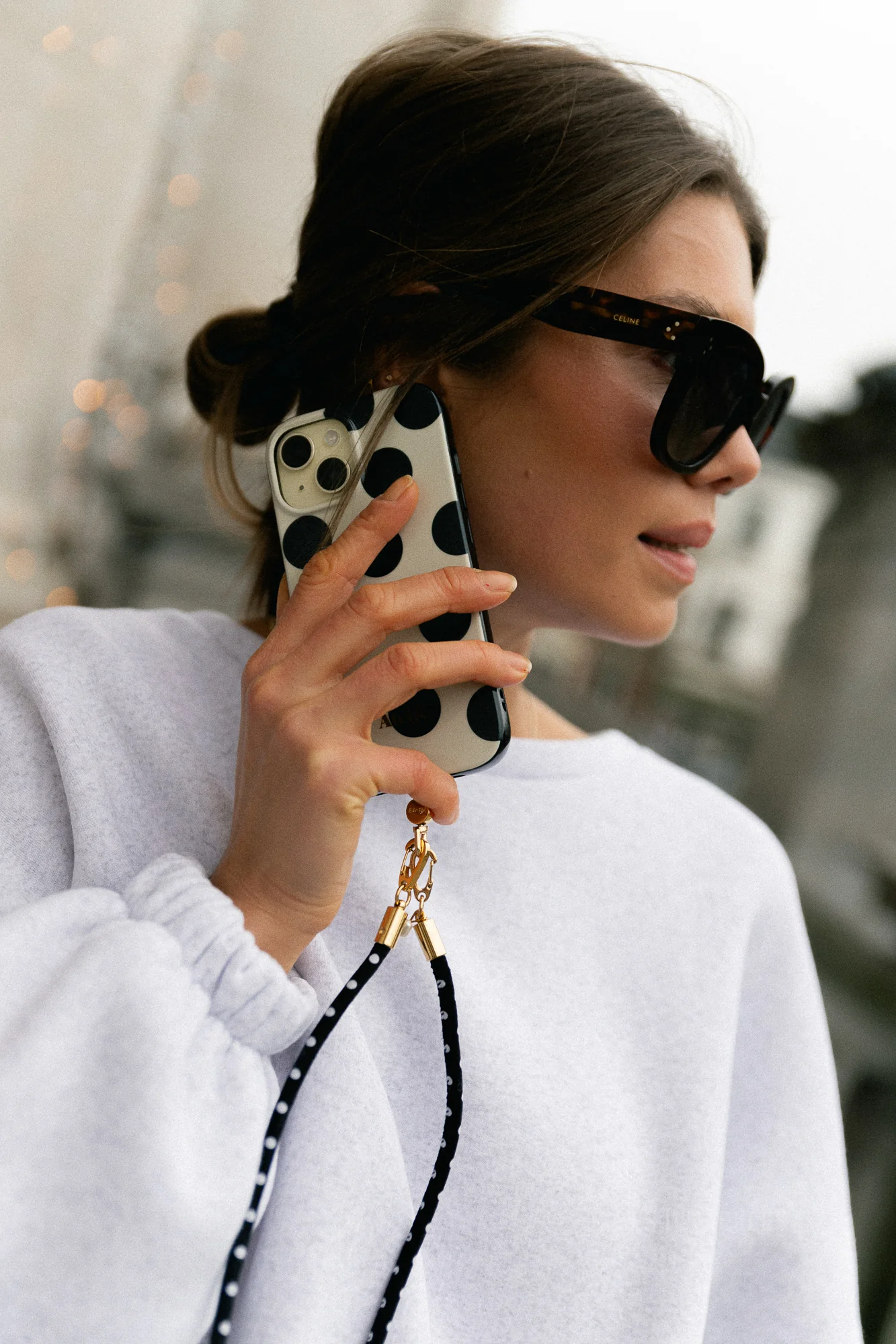 Ivory polka dot Iphone case - Image 3