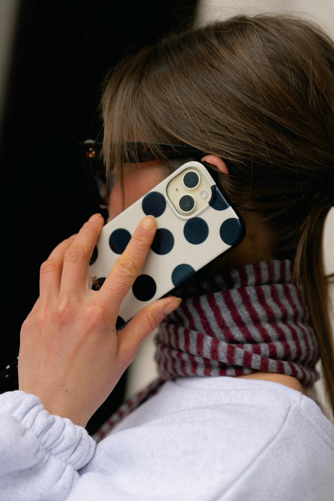 Ivory polka dot Iphone case - Image 5