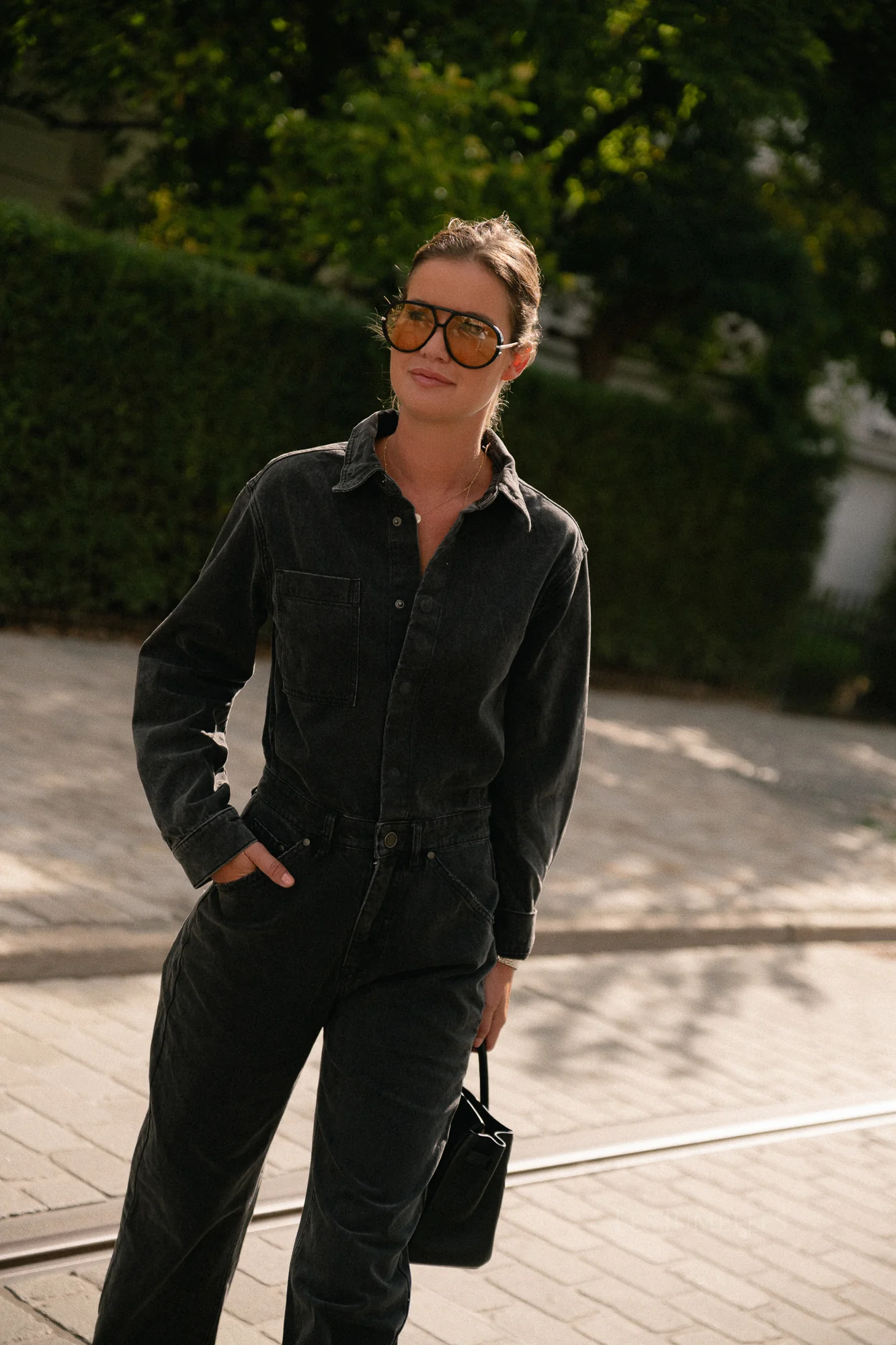 JoelleSW jumpsuit washed black - Image 3