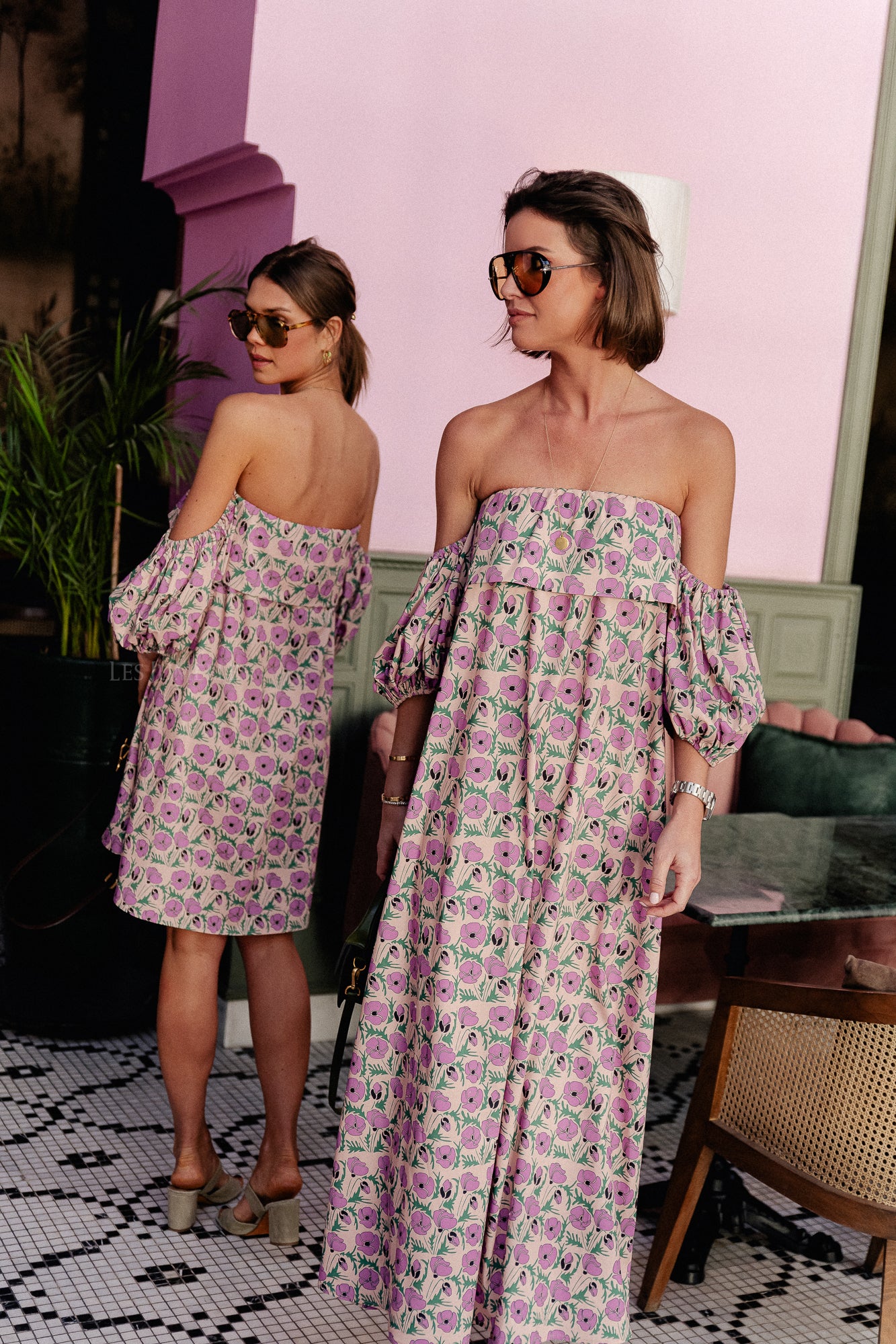 Maddie short printed dress multicolor - Image 9