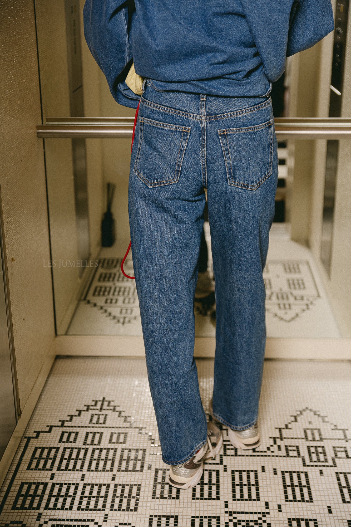 Mathilda denim trousers vintage blue - Image 3