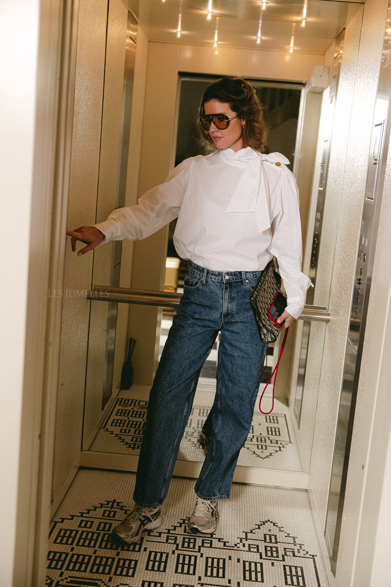 Matilda bow blouse white - Image 7