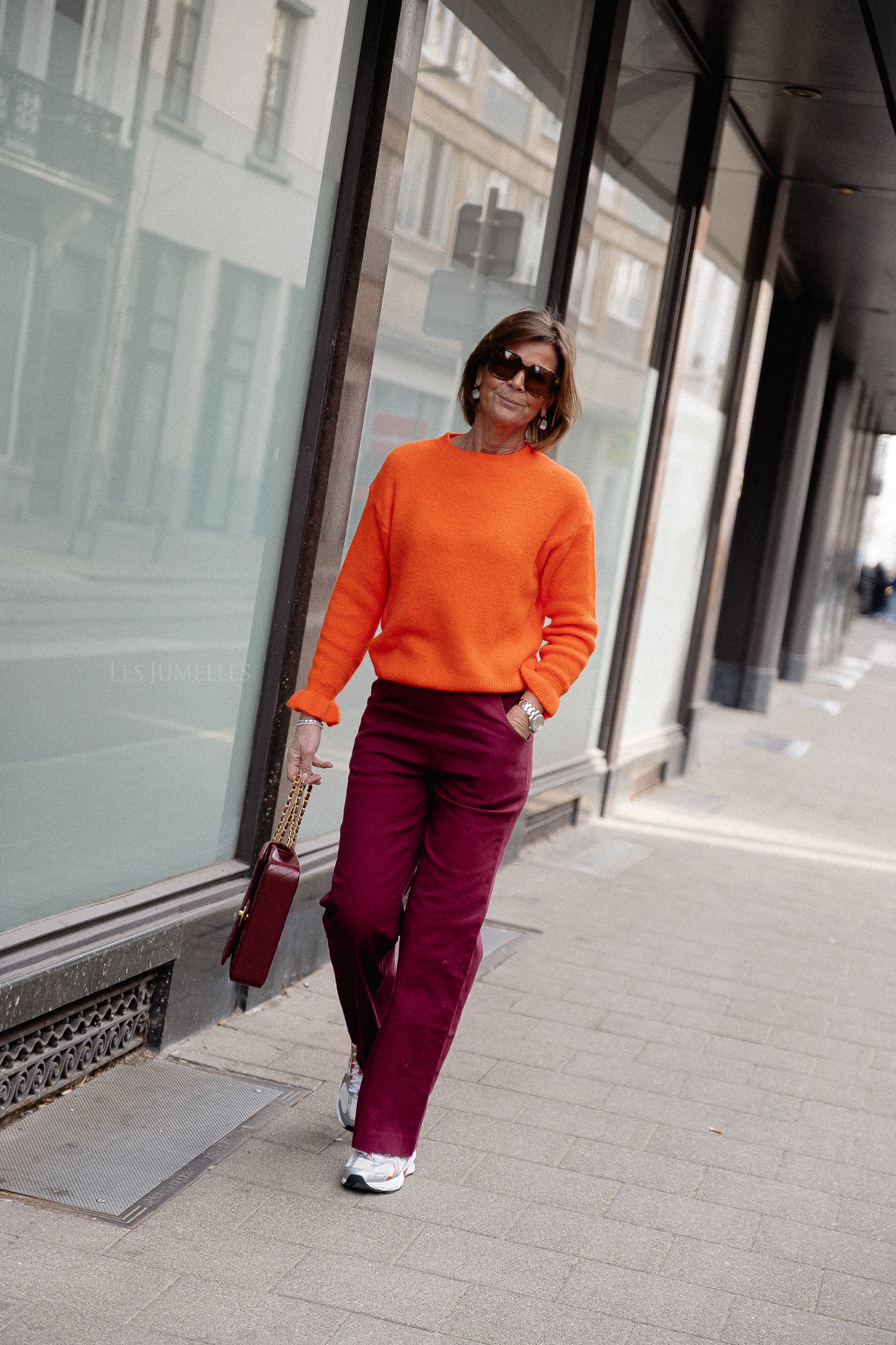 Norma pants plum - Image 4