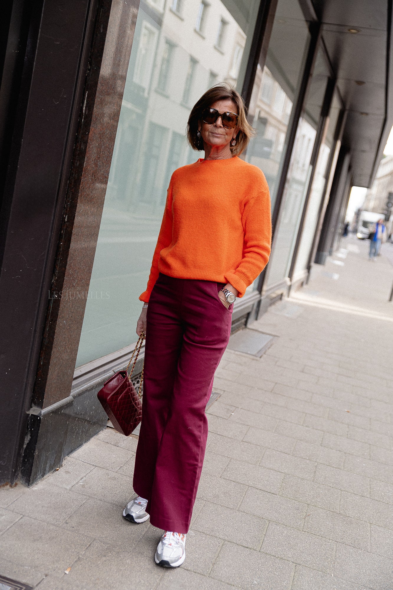 Norma pants plum - Image 7